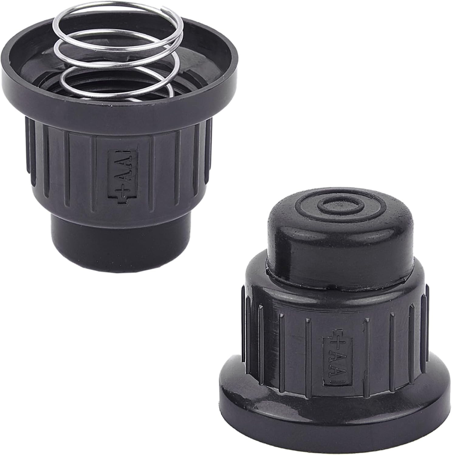 2Pcs AA Battery Push Button Igniter Caps with Spring, Igniter Replacement Button Cap for Blackstone Char-Broil Gas Grill, BBQ, Fire Pit, Barbecue, Spark Generator Cover - Image 1