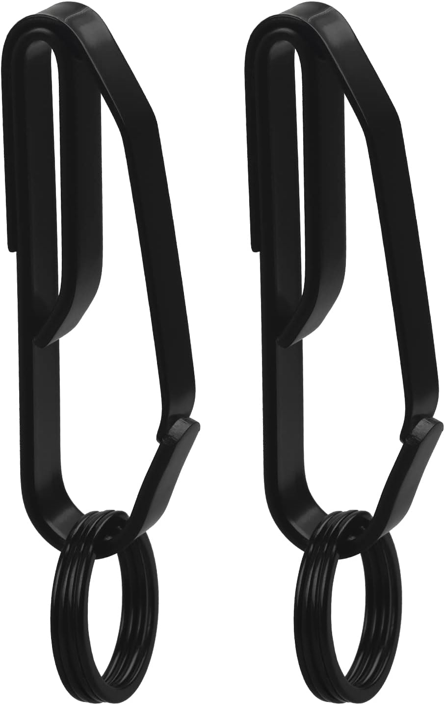 Key Holder for Duty Belt, Stainless Steel Key Clips with Tactical Keyrings for Police, Law Enforcement, Firefighters - Image 2