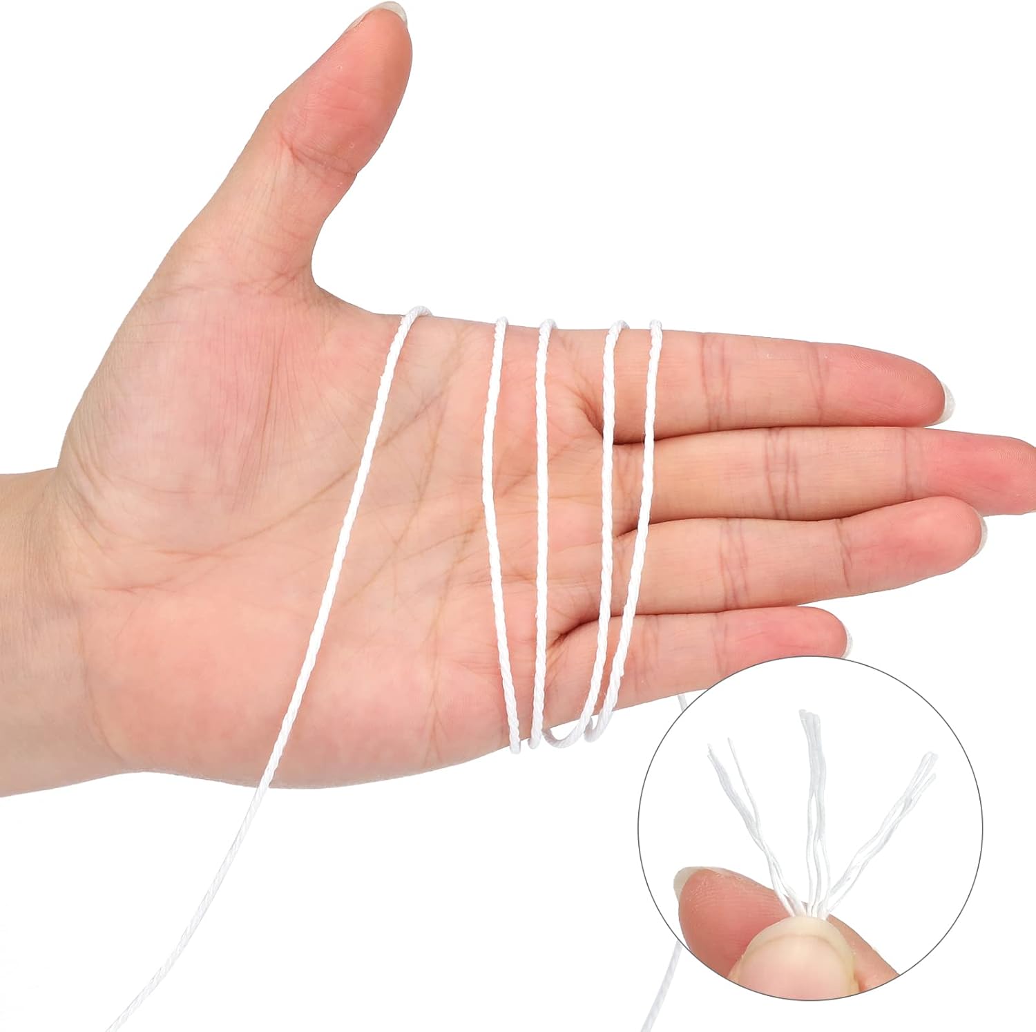 White Cotton String Butchers Cooking String Twine 2mm 656ft for Crafts, Tying Meat, Making Sausage - Image 3