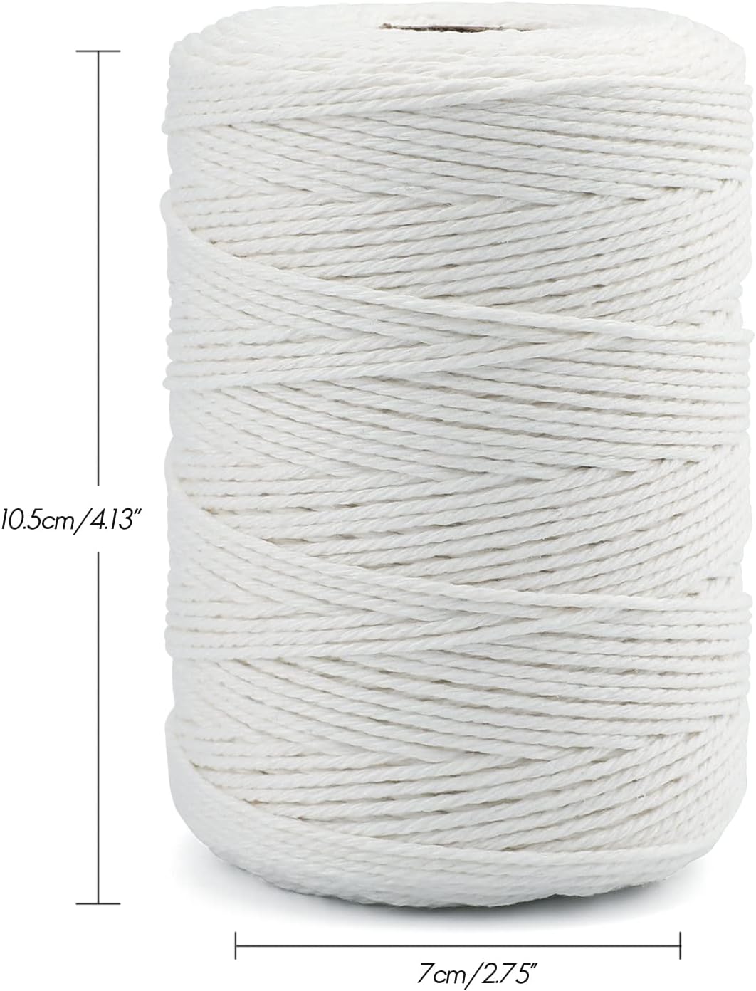 White Cotton String Butchers Cooking String Twine 2mm 656ft for Crafts, Tying Meat, Making Sausage - Image 4