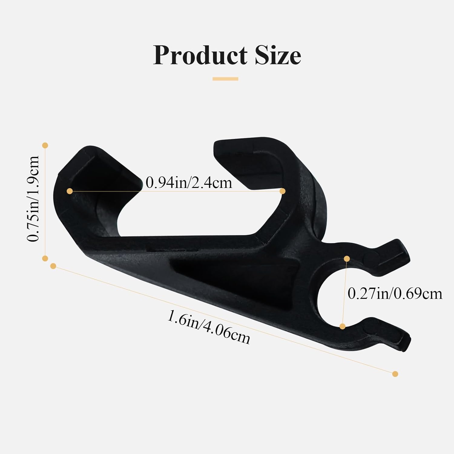 2 pcs 351B0024 Truck Bed Cover Clips, Tonneau Cover Prop Rod Clips, Compatible with RealTruck BAK BAKFlip MX4, Undercover Ultra Flex Hard Folding Truck Bed Tonneau Cover - Image 7