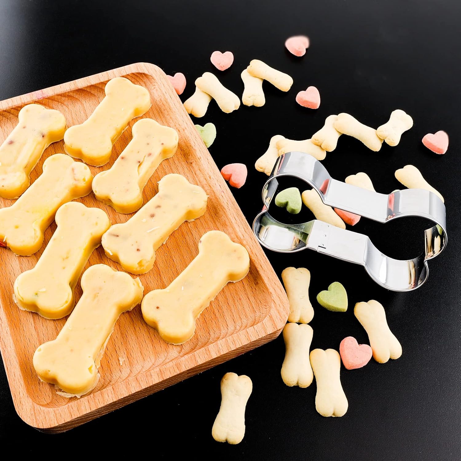 Dog treats Cutters Set 6 Pieces Dog Cookie Cutter sets Different Sizes Mini Small Medium Big Cut Out for Homemade Treats and Baking - Image 4