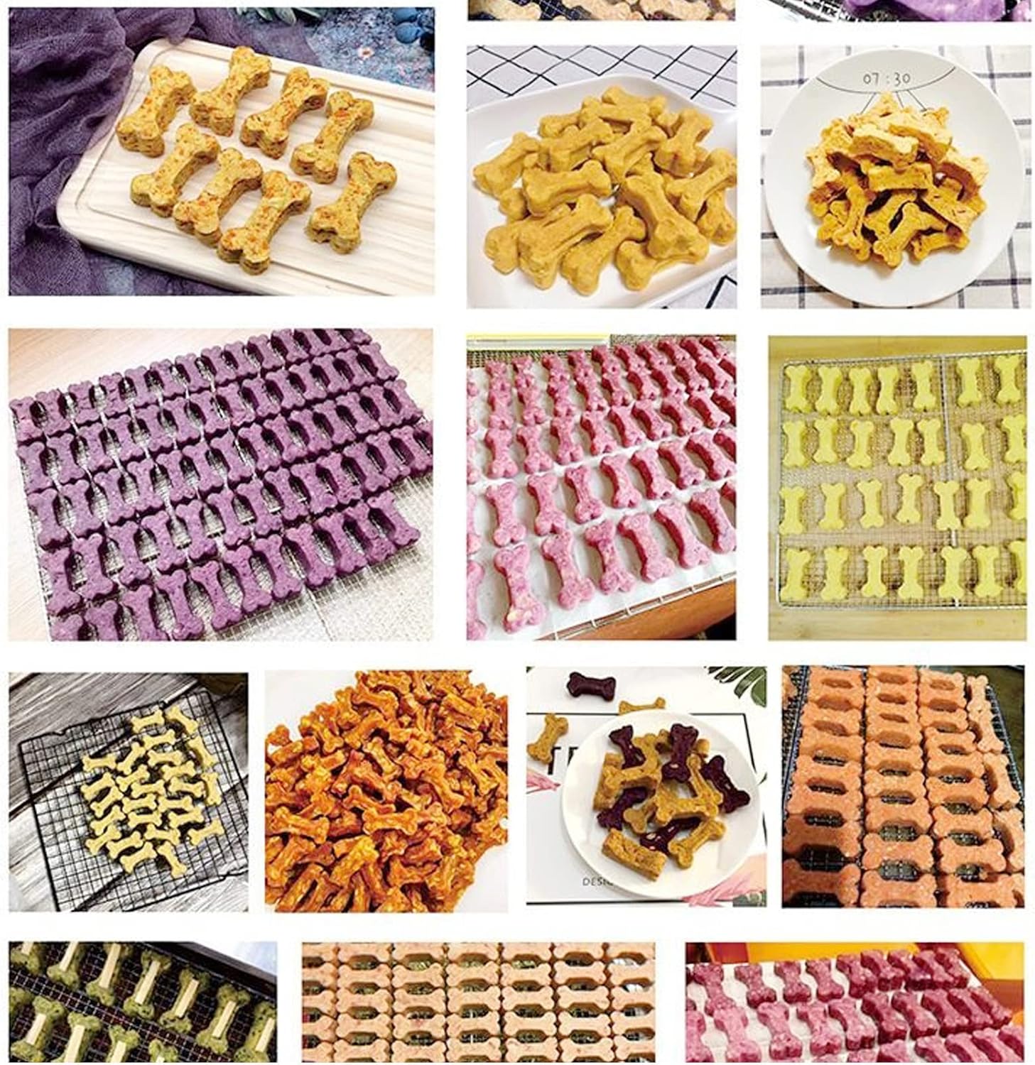 Dog treats Cutters Set 6 Pieces Dog Cookie Cutter sets Different Sizes Mini Small Medium Big Cut Out for Homemade Treats and Baking - Image 7