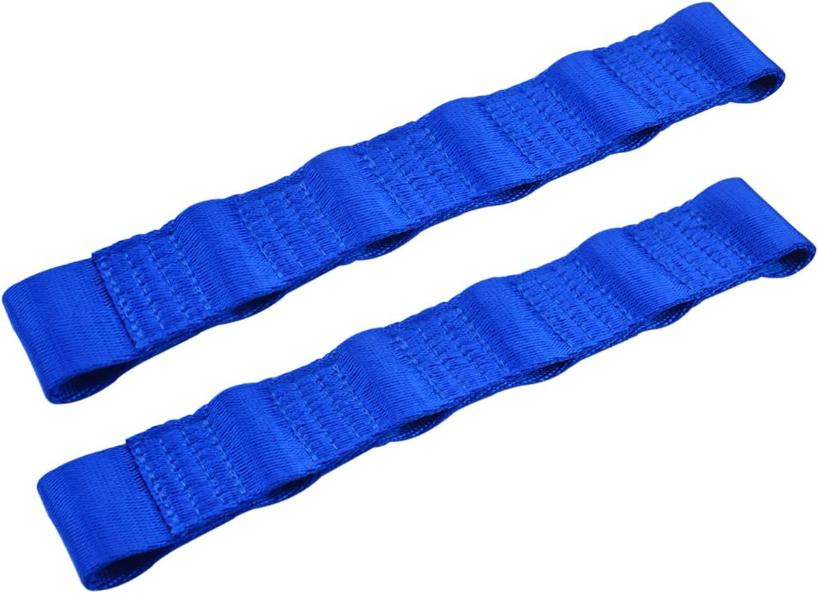 Door Strap for Jeep Wrangler,Adjustable Door Straps for Jeep Wrangler CJ YJ TJ JK JKU JL JLU, Heavy Duty Door Limit Strap,Blue(Pack of 2) - Image 1