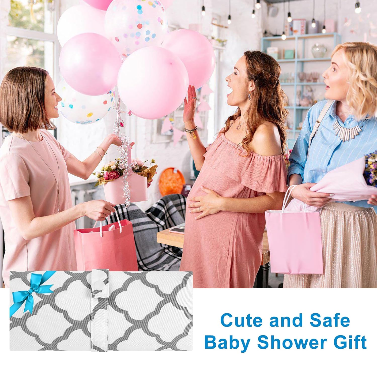 Portable Diaper Changing Pad, Waterproof Foldable Baby Changing Mat for Travel, Baby Essentials Shower Registry Gifts - Image 8