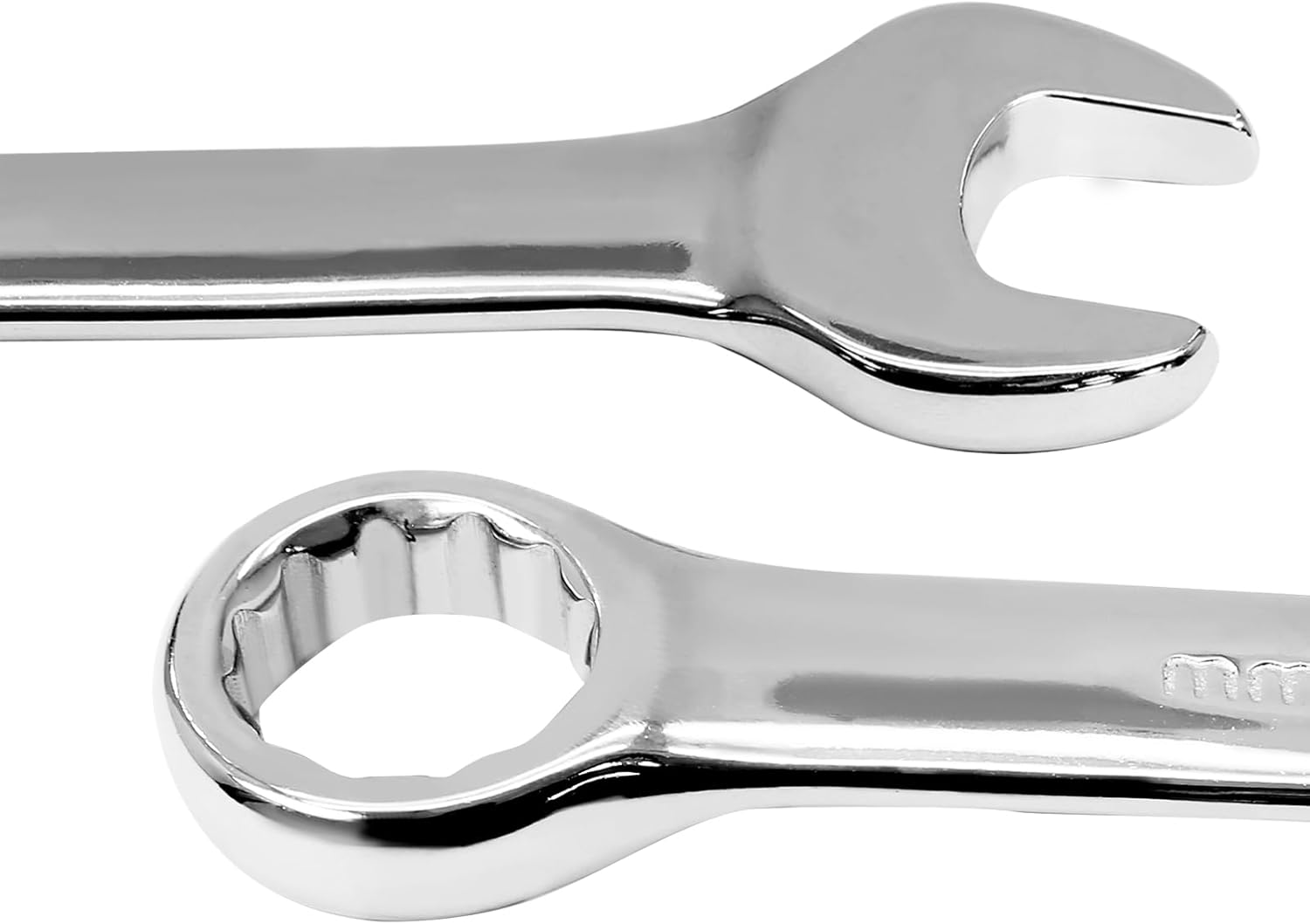 9mm Metric Wrench Industrial Combination Wrench with 12-Point Design Chrome Vanadium Steel Gear Wrenches - Image 2