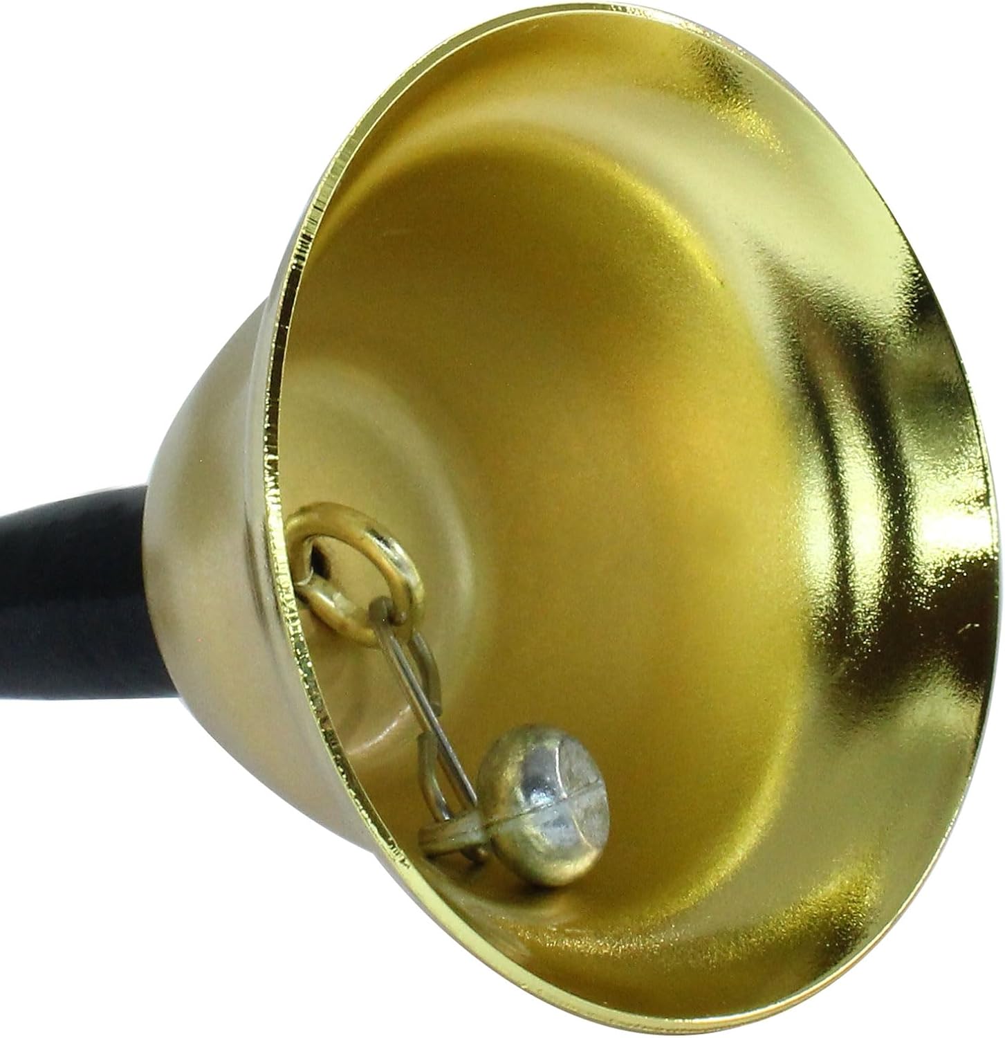 2 Pack Loud Hand Bells, Gold Ringing Bells with Handle Call Bells Dinner Bells for Classroom, Food Line, Alarm, Jingles, Ringing - Image 5