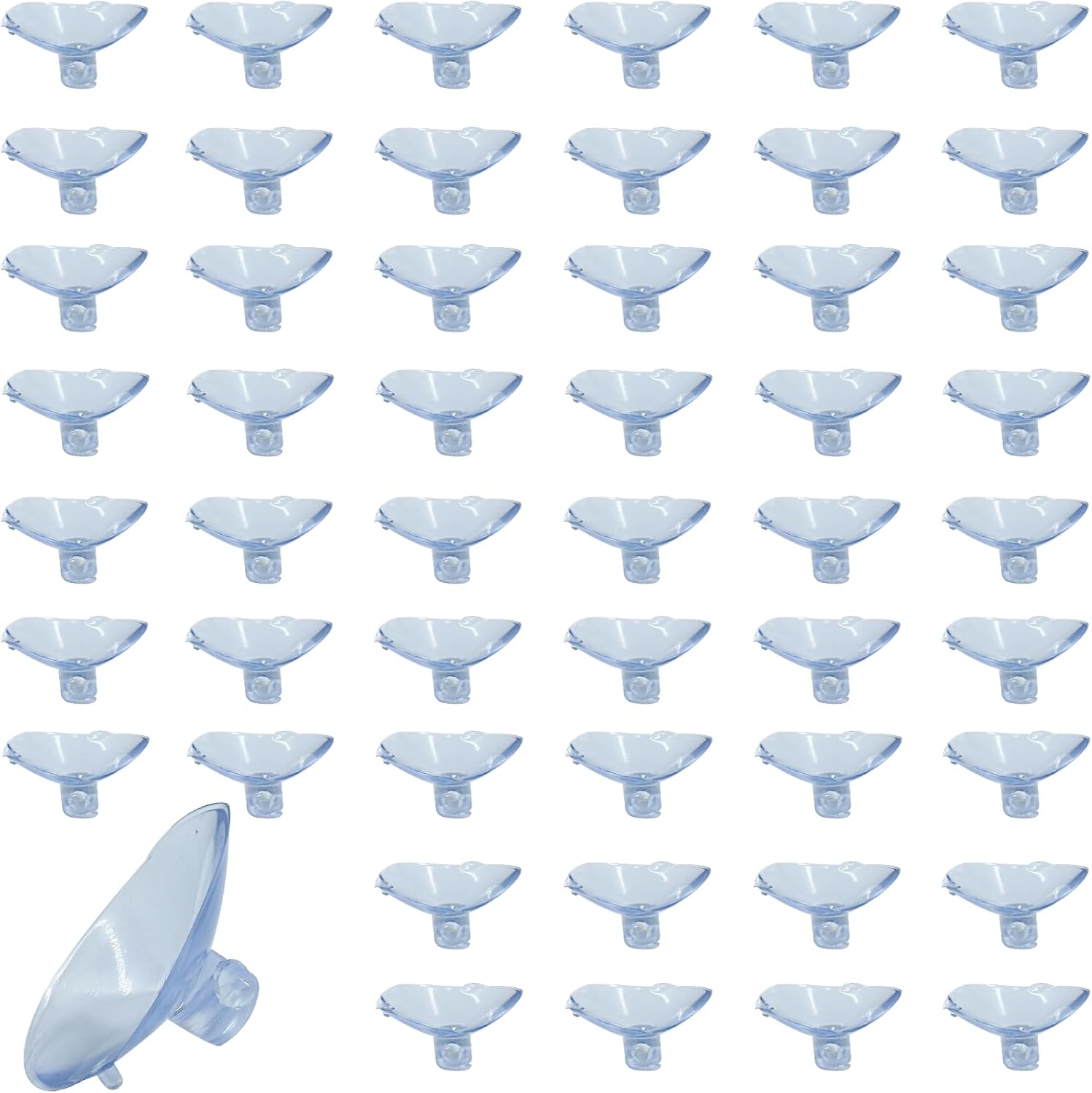 50 Pack Small Suction Cups 35mm, Suction Cups with Holes for Glass Table Tops,Prevent Table Tops Sliding and Home Decoration - Image 1