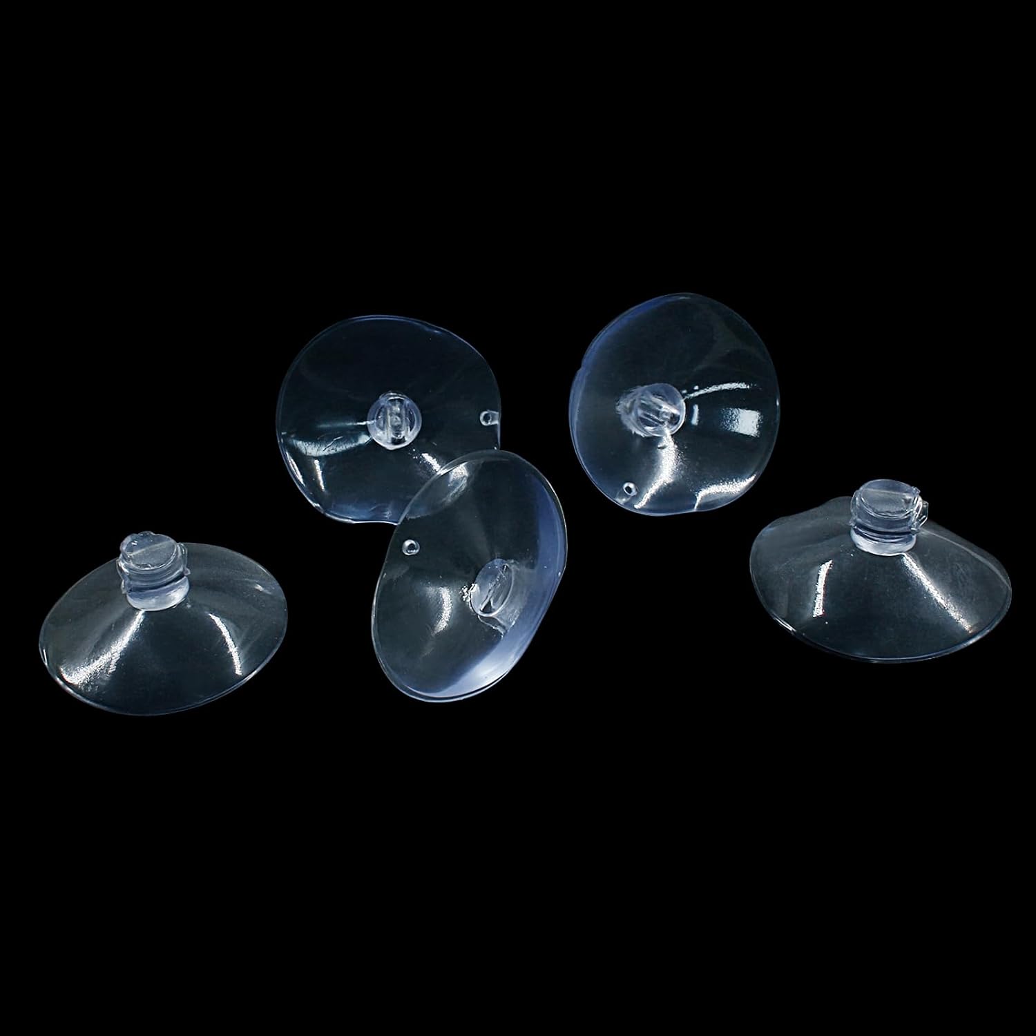 50 Pack Small Suction Cups 35mm, Suction Cups with Holes for Glass Table Tops,Prevent Table Tops Sliding and Home Decoration - Image 2