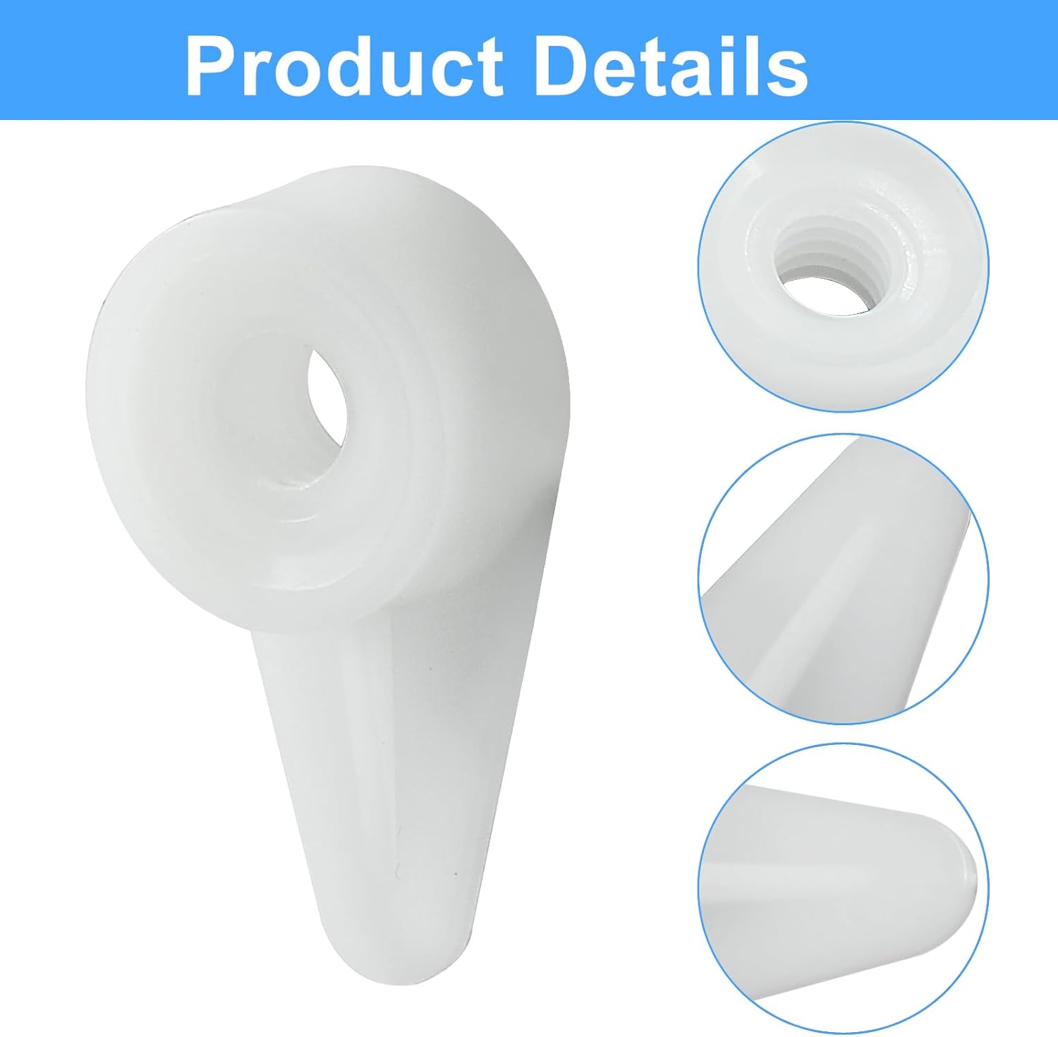 2 Pcs 73316 Filter Nut, Filter Plate Retainer Vac Filter Nut Replacement for Craftsman Ridgid 9-16938 83872 Wet/Dry Vac Filter Plate Nut - Image 2