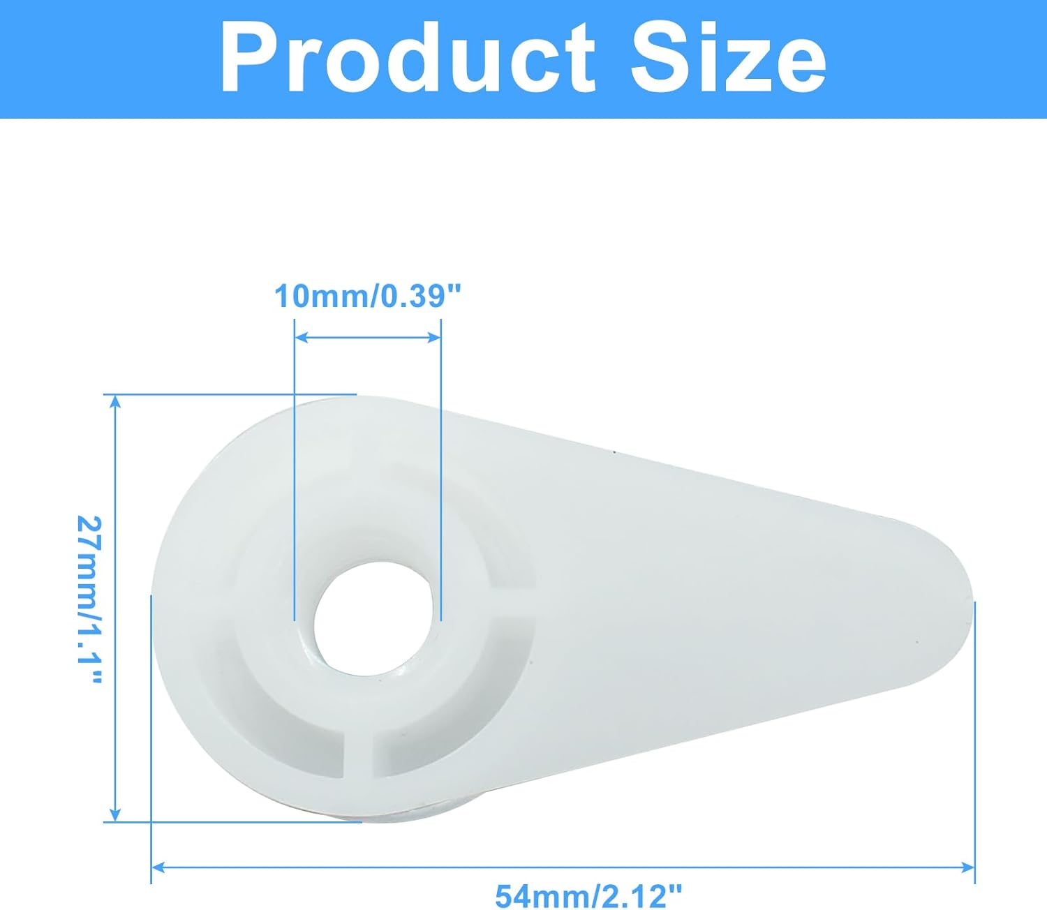 2 Pcs 73316 Filter Nut, Filter Plate Retainer Vac Filter Nut Replacement for Craftsman Ridgid 9-16938 83872 Wet/Dry Vac Filter Plate Nut - Image 3