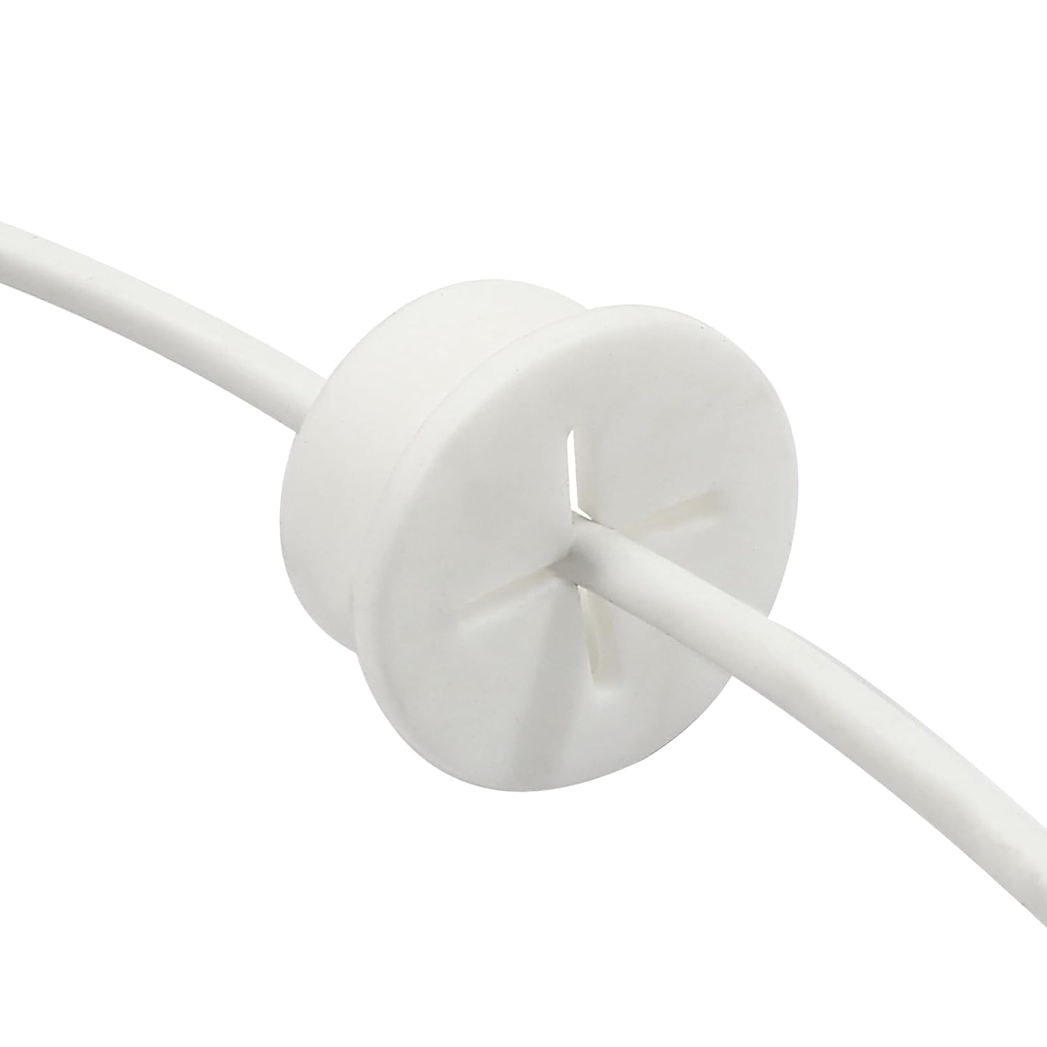12pcs 3/4 Inch (20mm) Rubber Desk Grommet, Flexible Desk Hole Cover Plug Wire Management Cable Cord Pass Through for Office Home Equipment (White) - Image 4