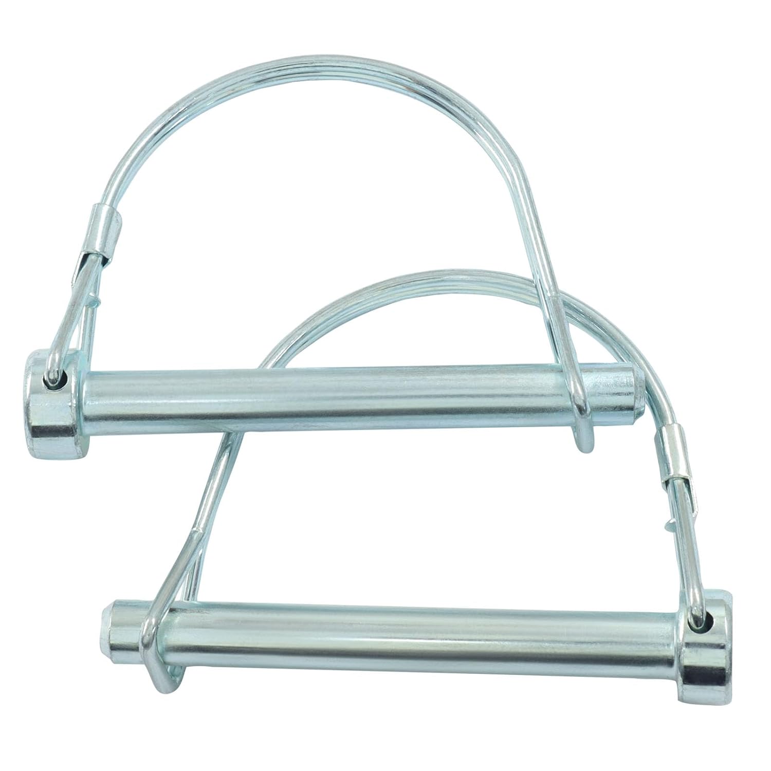 2 Pack Trailer Coupler Pin, Zinc Plated Carbon Steel Locking Pin, 5/16