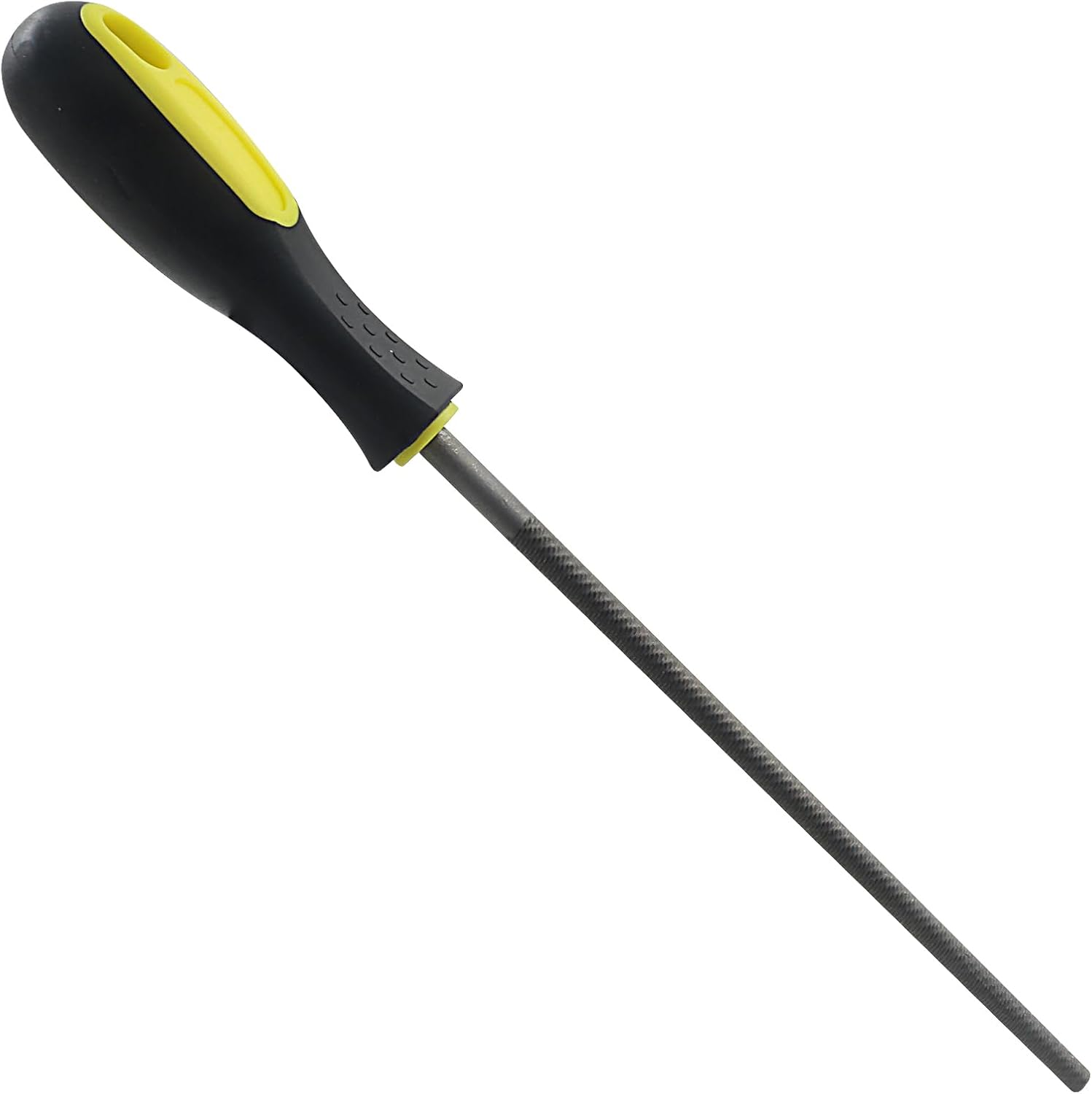 8 Inch Round File, Carbon Steel Rat Tail Metal File Tool Sharpener for Professionals/Wood/DIY Enthusiasts - Image 3