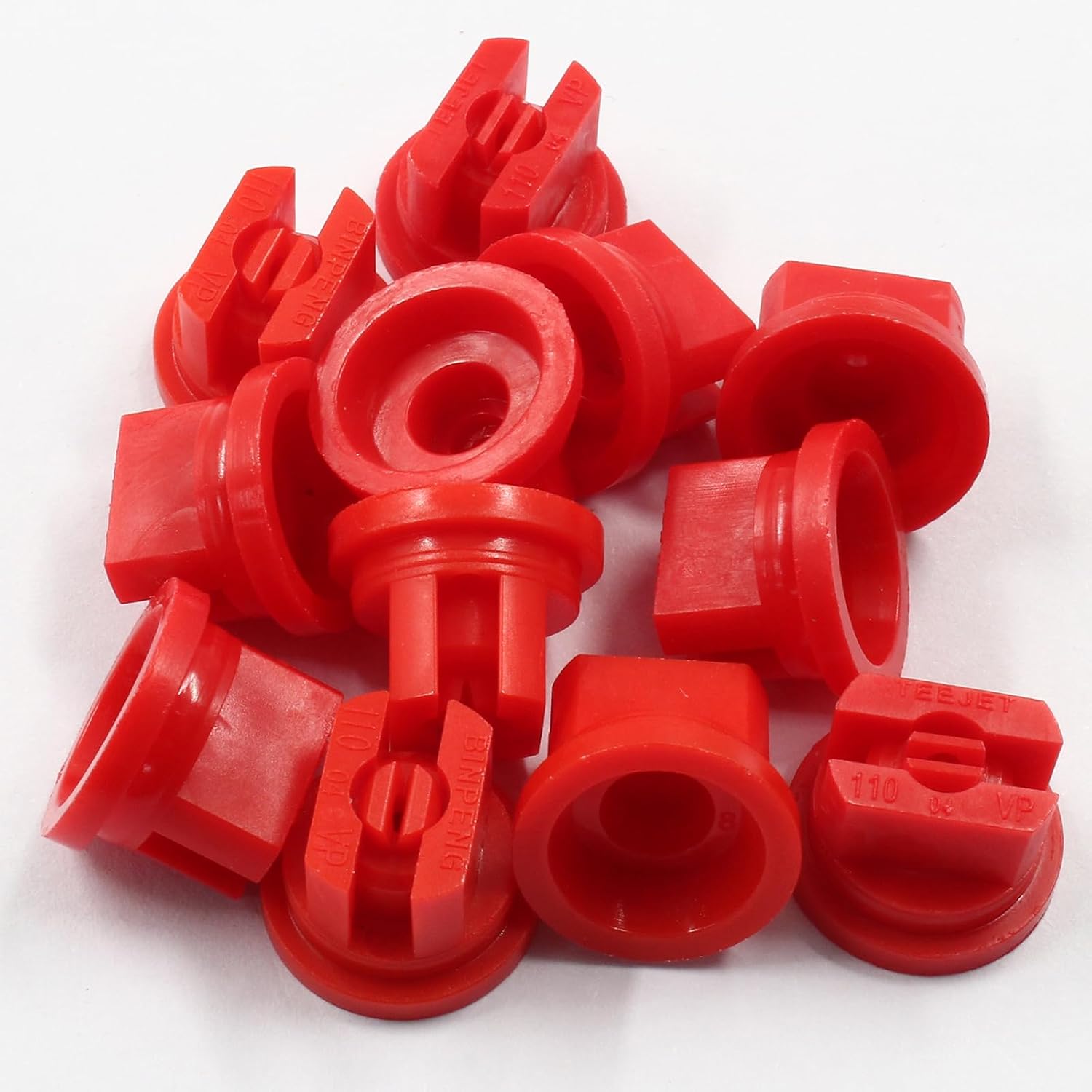 12Pcs Flat Fan Spray Tip 110 Degree Plastic Spray Nozzle Tip Fan Shaped Atomizing Nozzle Agriculture Greenhouse Sprayer Equipment - Image 2