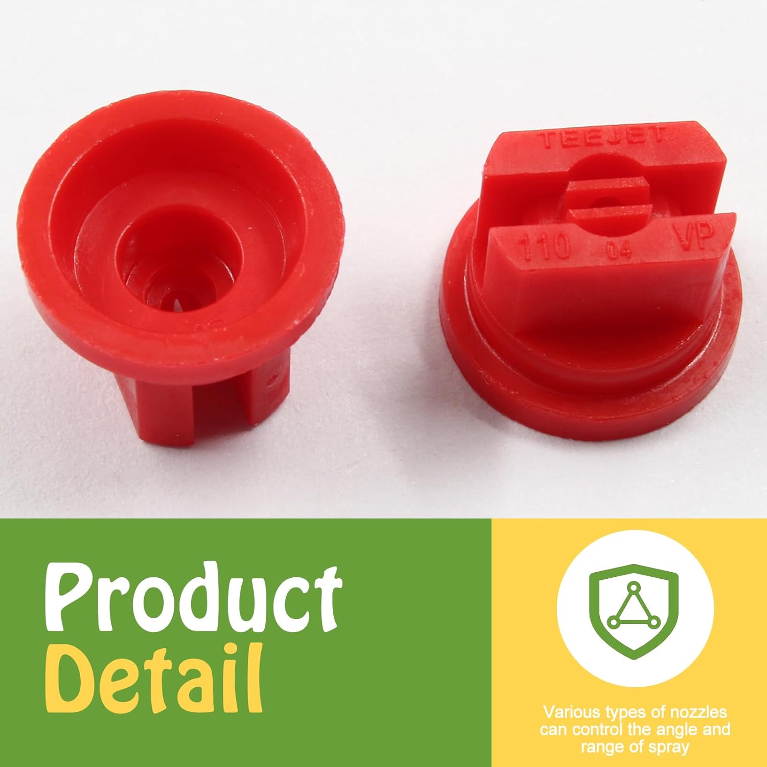 12Pcs Flat Fan Spray Tip 110 Degree Plastic Spray Nozzle Tip Fan Shaped Atomizing Nozzle Agriculture Greenhouse Sprayer Equipment - Image 3