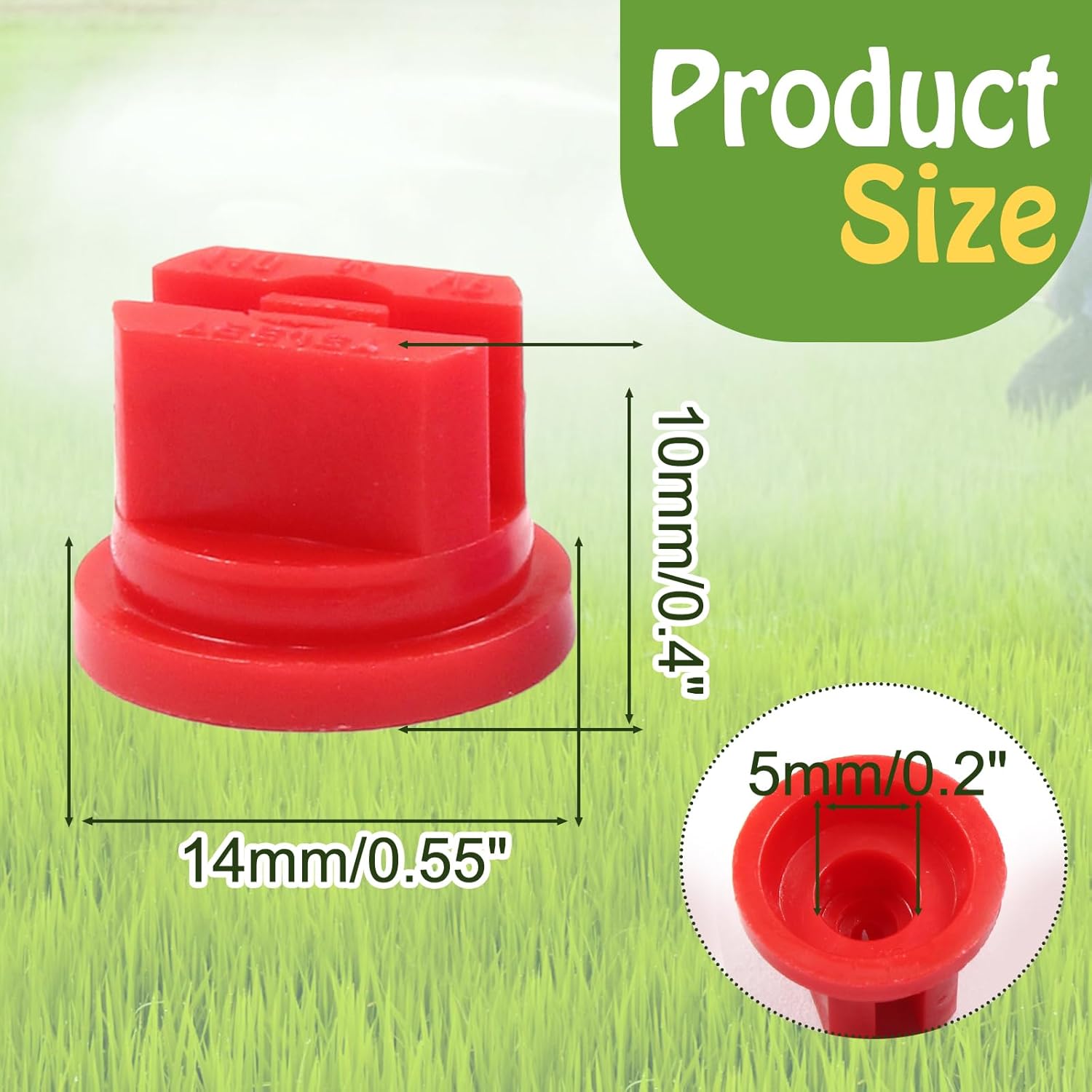 12Pcs Flat Fan Spray Tip 110 Degree Plastic Spray Nozzle Tip Fan Shaped Atomizing Nozzle Agriculture Greenhouse Sprayer Equipment - Image 4
