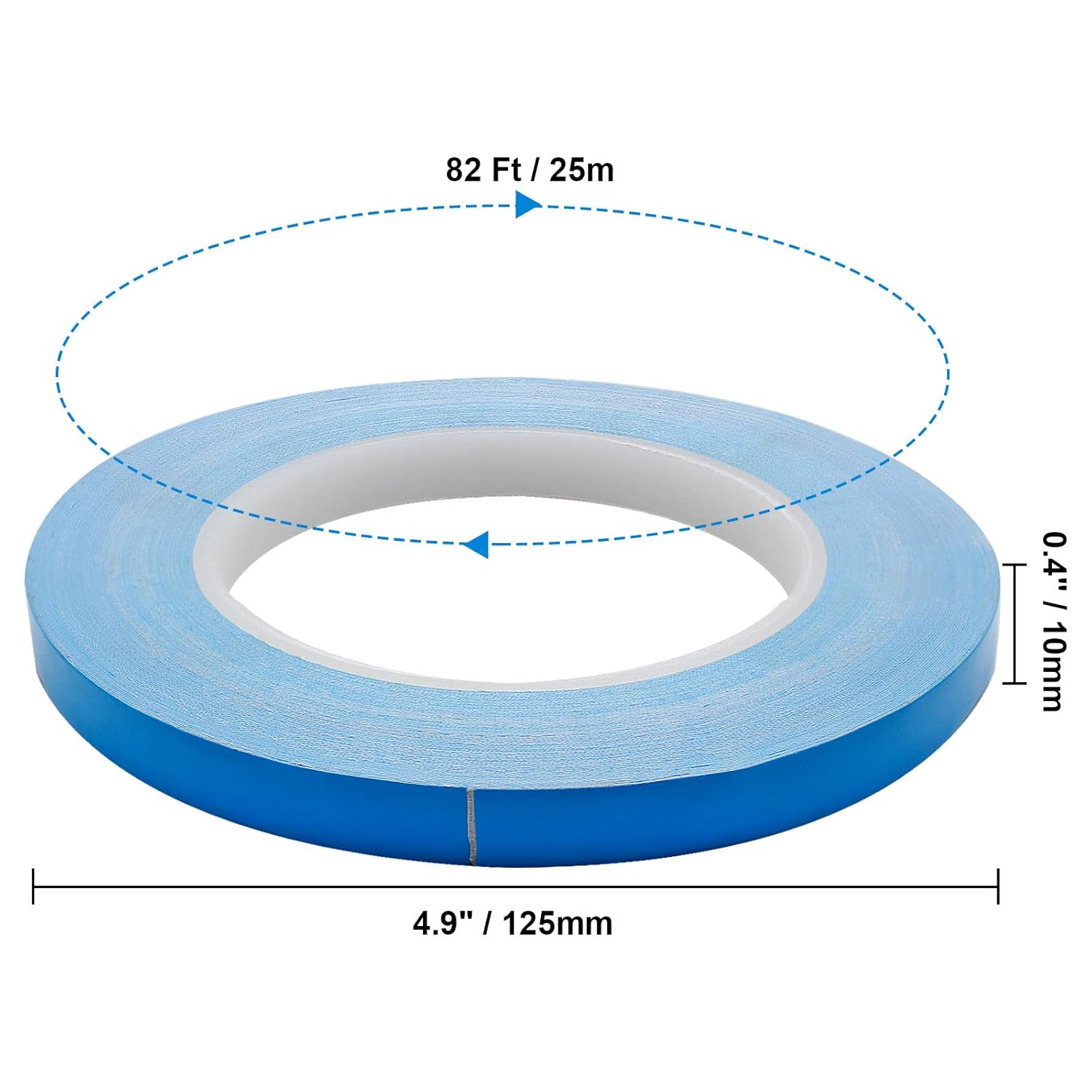 Thermal Conductive Tape, (10mm Width x 0.20mm Thickness x 25 Meters) Double Side Thermal Adhesive Tape, Heatsink Thermal Tape for Coolers, LED Strips, Computer CPU, GPU - Image 4