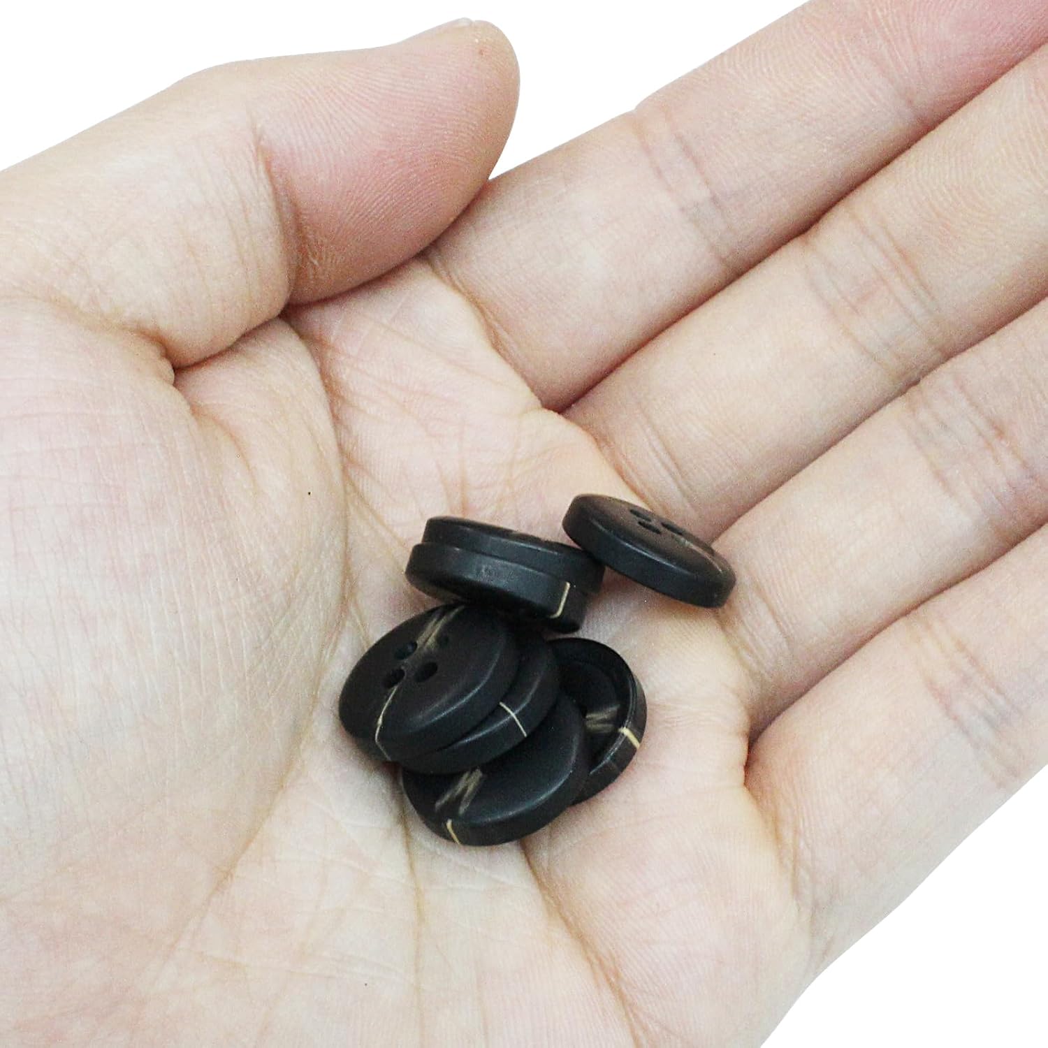 40 PCS 4-Holes Resin Buttons 5/8