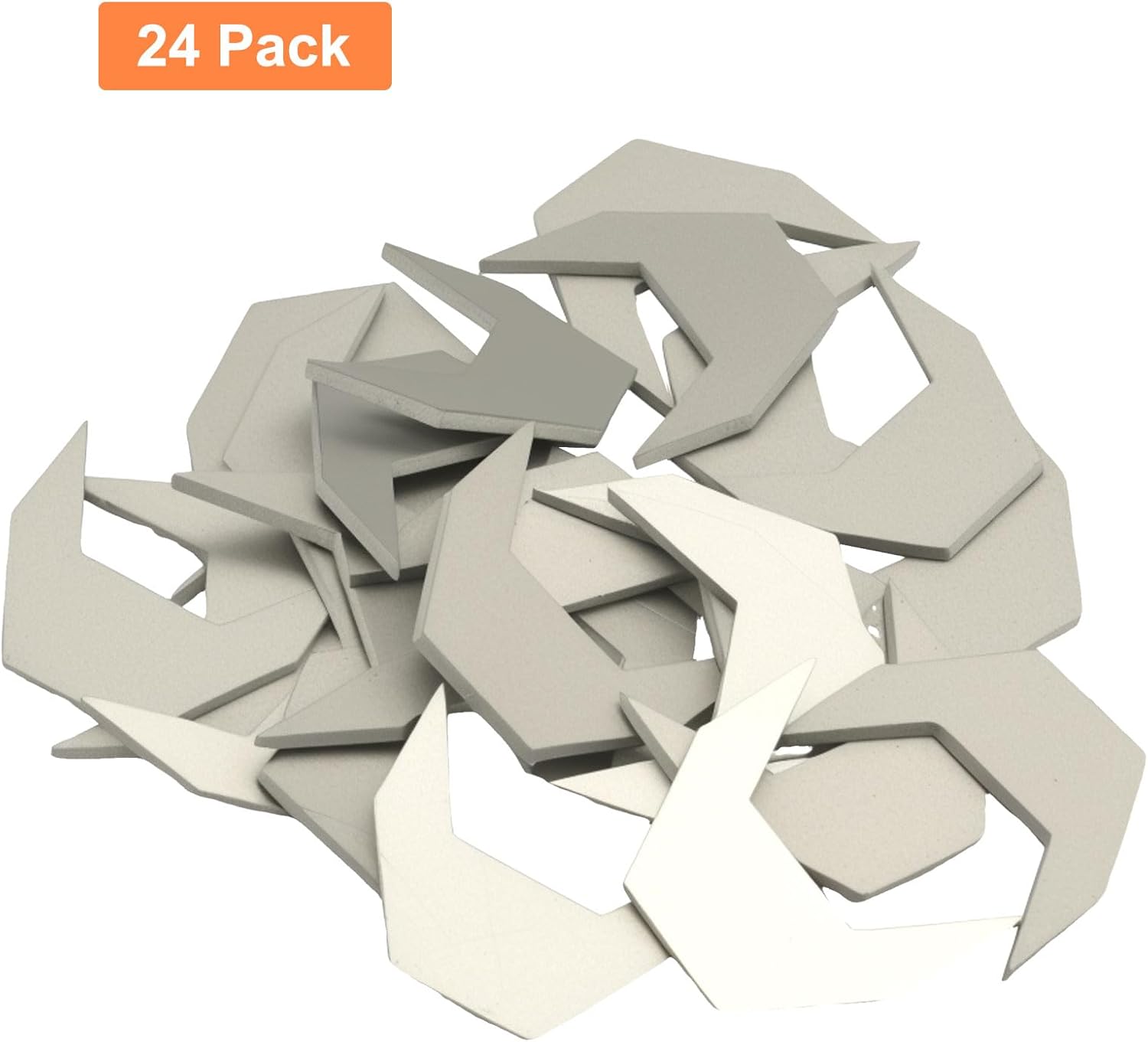 24 Pack Metal Drawer Stoppers, Antique Style Drawer Stops Two Point Drawer Stops, Furniture Parts Accessories for Drawers/Dressers - Image 2