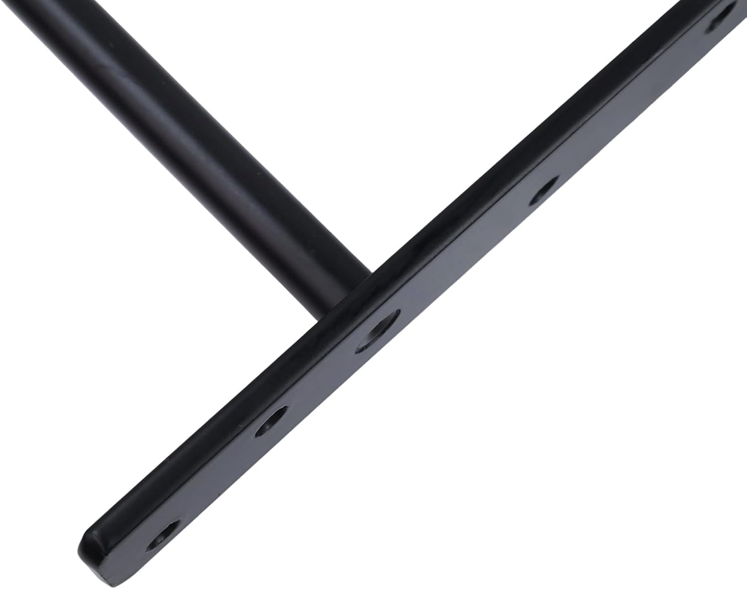 6-inch Floating Shelf Brackets Heavy Duty Hidden Brackets Black Blind Shelf Support for Floating Wood Shelves - Image 4