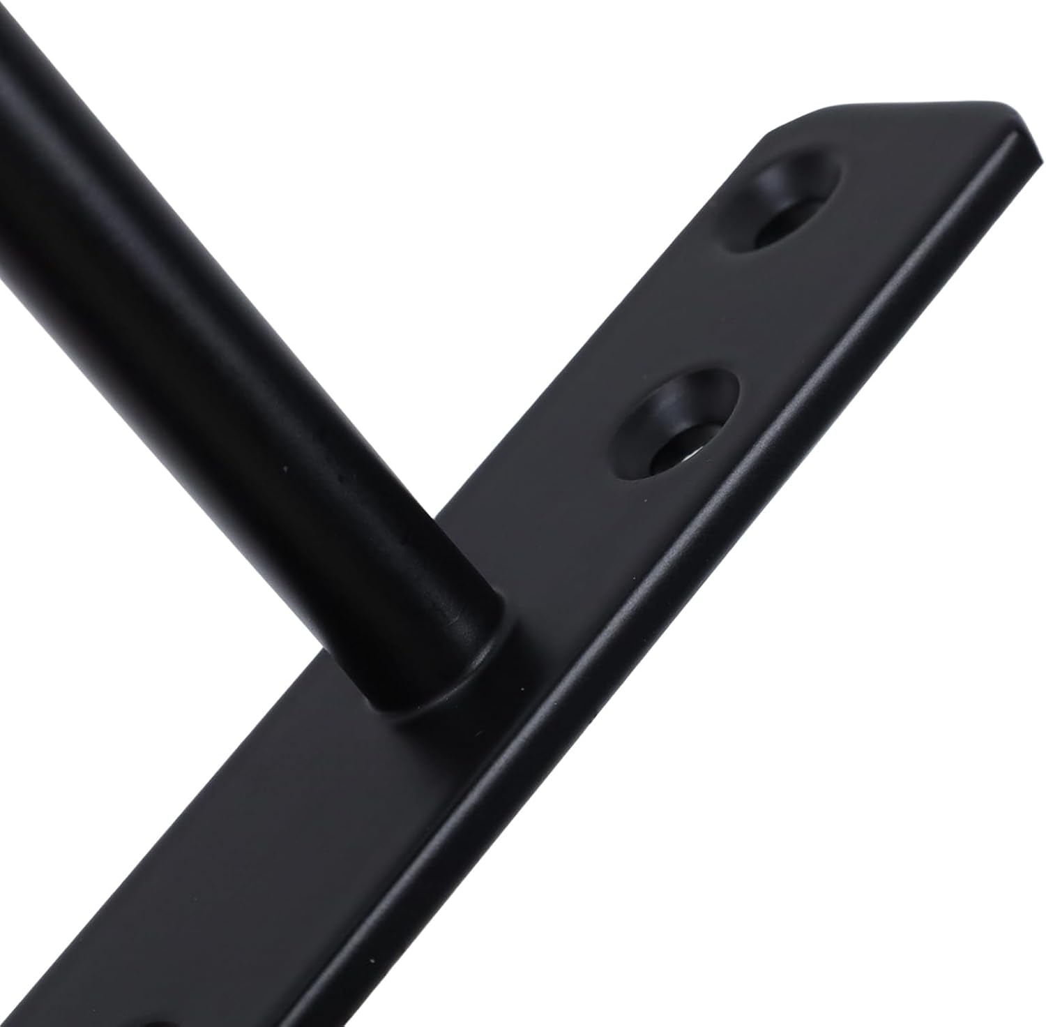 6-inch Floating Shelf Brackets Heavy Duty Hidden Brackets Black Blind Shelf Support for Floating Wood Shelves - Image 5