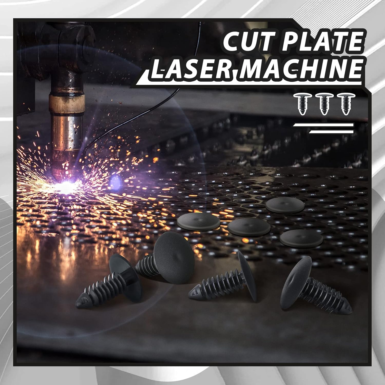 150 Pcs Honeycomb Pins 7.5-8 mm Honeycomb Laser Bed Hold Down Pins Honeycomb Fixing Needle Laser Cutter and Engraver Accessories Honeycomb Grid Replaces Honeycomb Laser Bed Accessories - Image 6