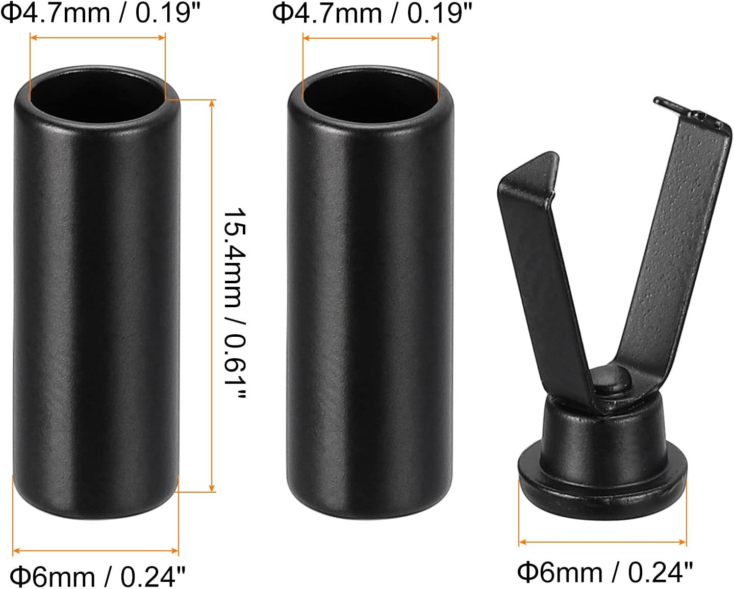 Shoelace Tips, Alloy Shoe Lace Ends Tips, Cylindrical Tip Replacement for Shoestring - Image 2