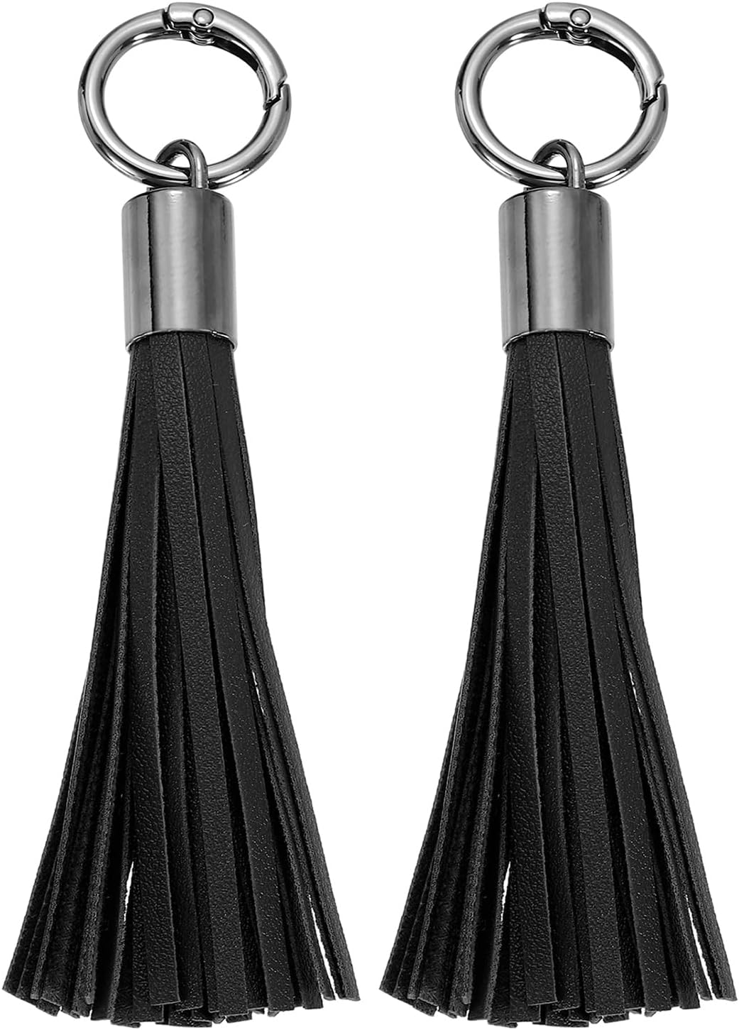 Leather Keychain Tassels, Women Tassel Bag Charm for Handbag Purse DIY Craft Making - Image 1