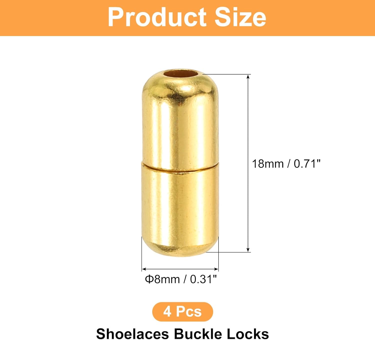 Shoe Laces Buckle Lock Alloy No Tie Shoelace Turnbuckle for Sneaker Casual Shoes - Image 2