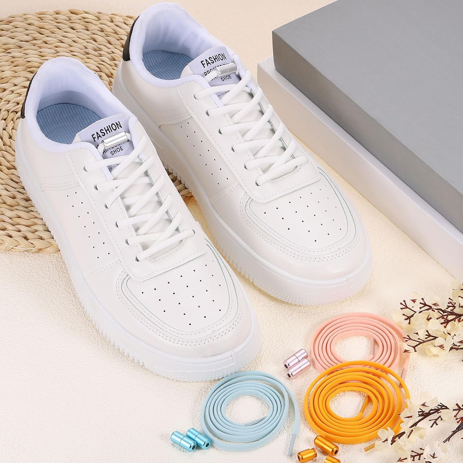 Shoe Laces Buckle Lock Alloy No Tie Shoelace Turnbuckle for Sneaker Casual Shoes - Image 5