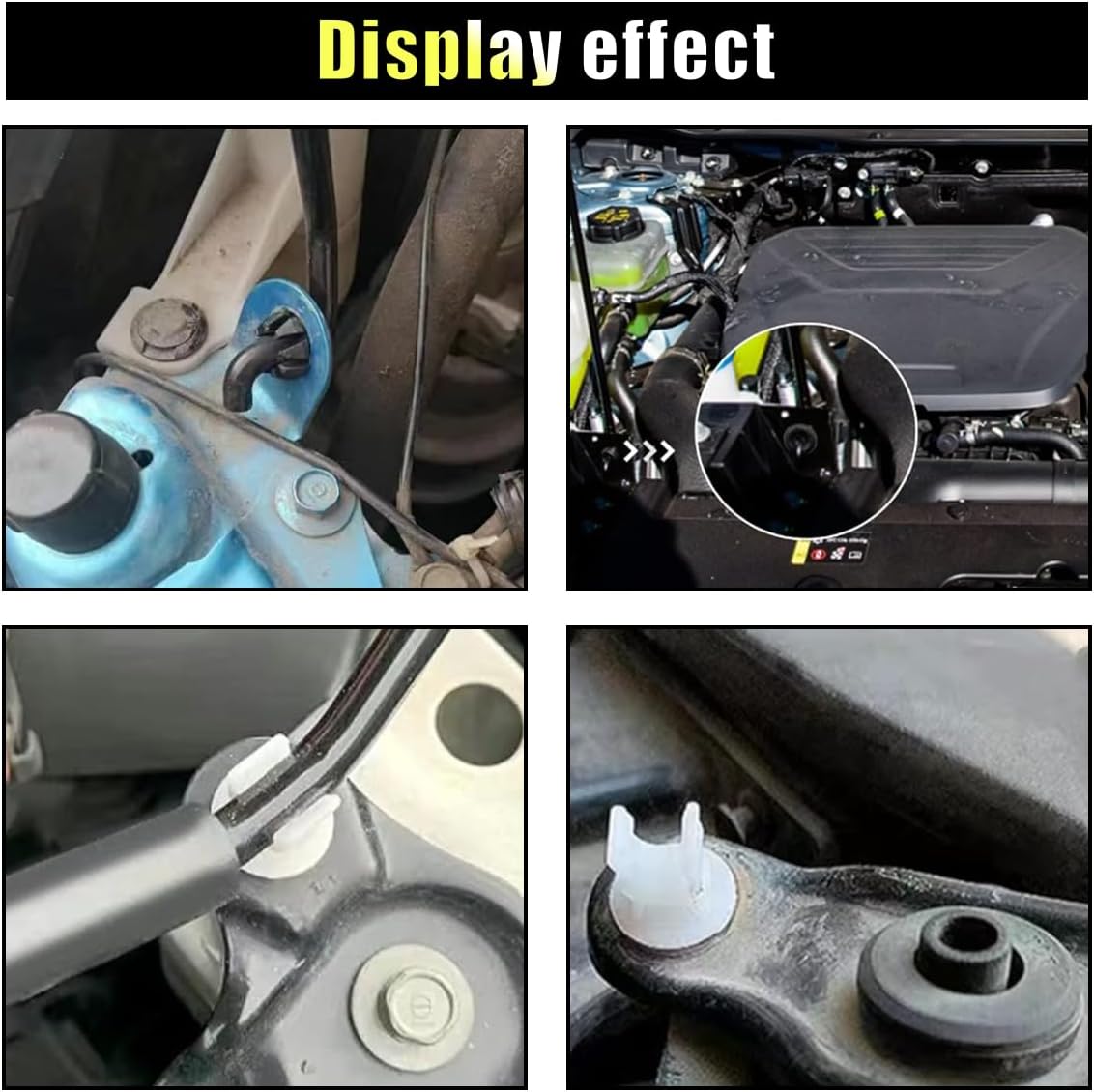 30PCS Hood Prop Rod Holder Clips, Compatible with 91503-SS0-003, Fit Most Cars - Image 5