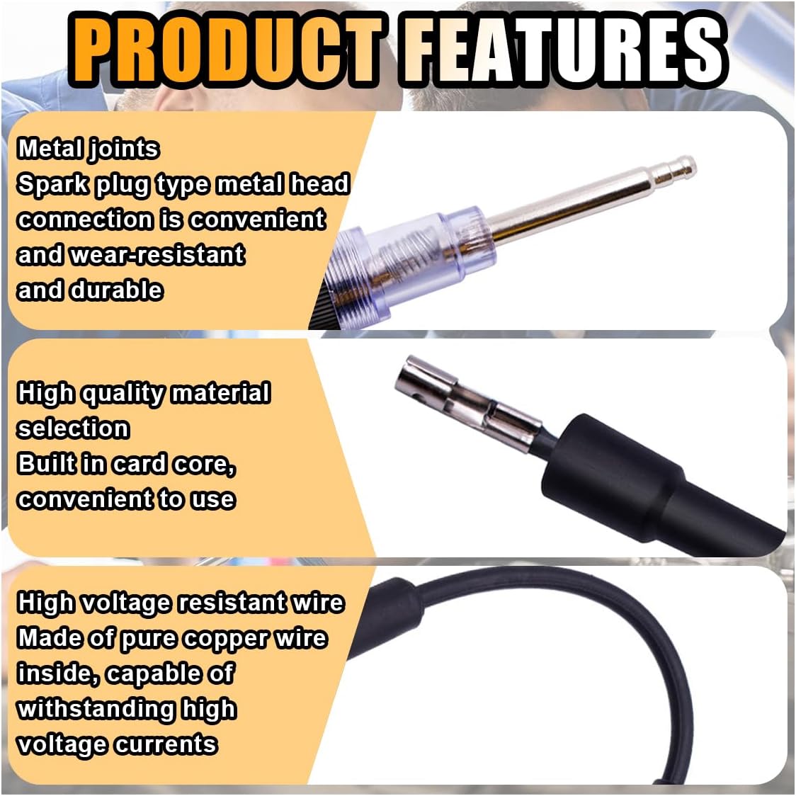 Inline Spark Plug Tester, Straight Boot Ignition Coil Tester Light, Car Small Engine Spark Tester, Armature Diagnostic Detector Tool for Car Lawnmower Internal External Engine (1 PC) - Image 4
