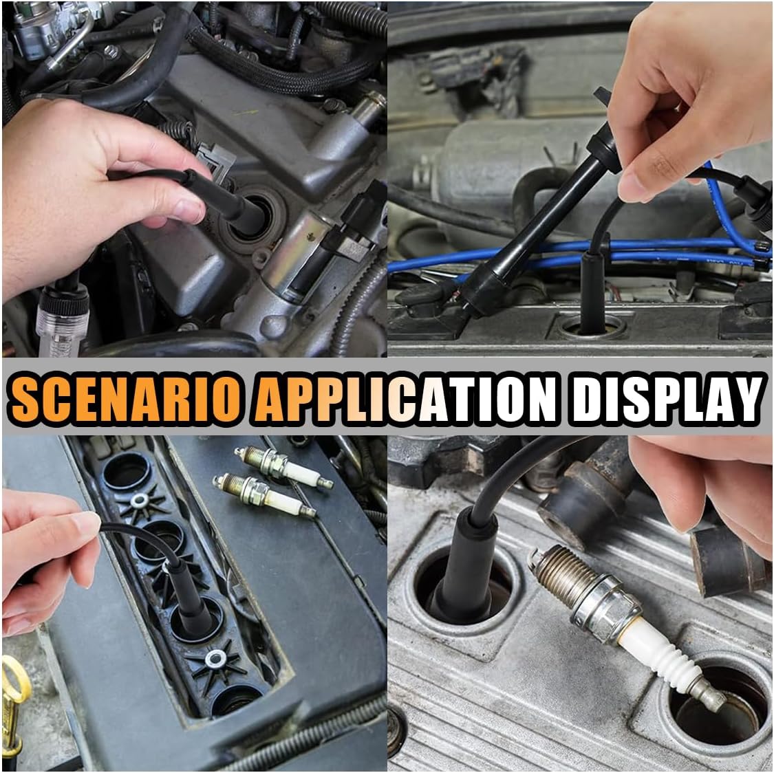 Inline Spark Plug Tester, Straight Boot Ignition Coil Tester Light, Car Small Engine Spark Tester, Armature Diagnostic Detector Tool for Car Lawnmower Internal External Engine (1 PC) - Image 5