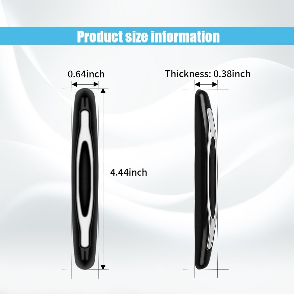 4PCS Car Door Edge Guards, Auto Side Door Protector Car Door Self Adhesive Anti-Collision Trim Strip, Universal Car Body Anti-Scratch Bumper Guard for Car SUV Truck (Black) - Image 2