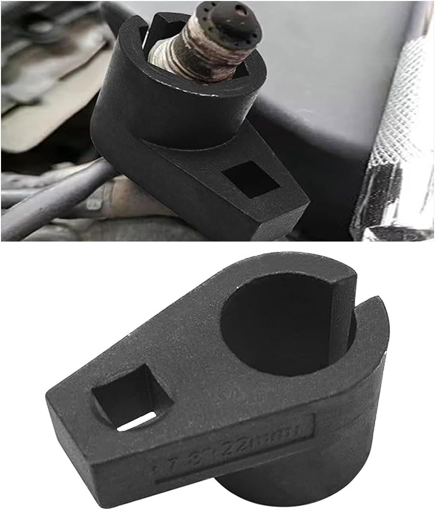 Car Offset Oxygen Sensor Socket, 3/8-Inch Drive, 7/8-Inch (22mm), Side Wire Gate Accesses Sensor for Protect Wire from Damage, Universal Car Accessories for Most Cars (3/8) - Image 1
