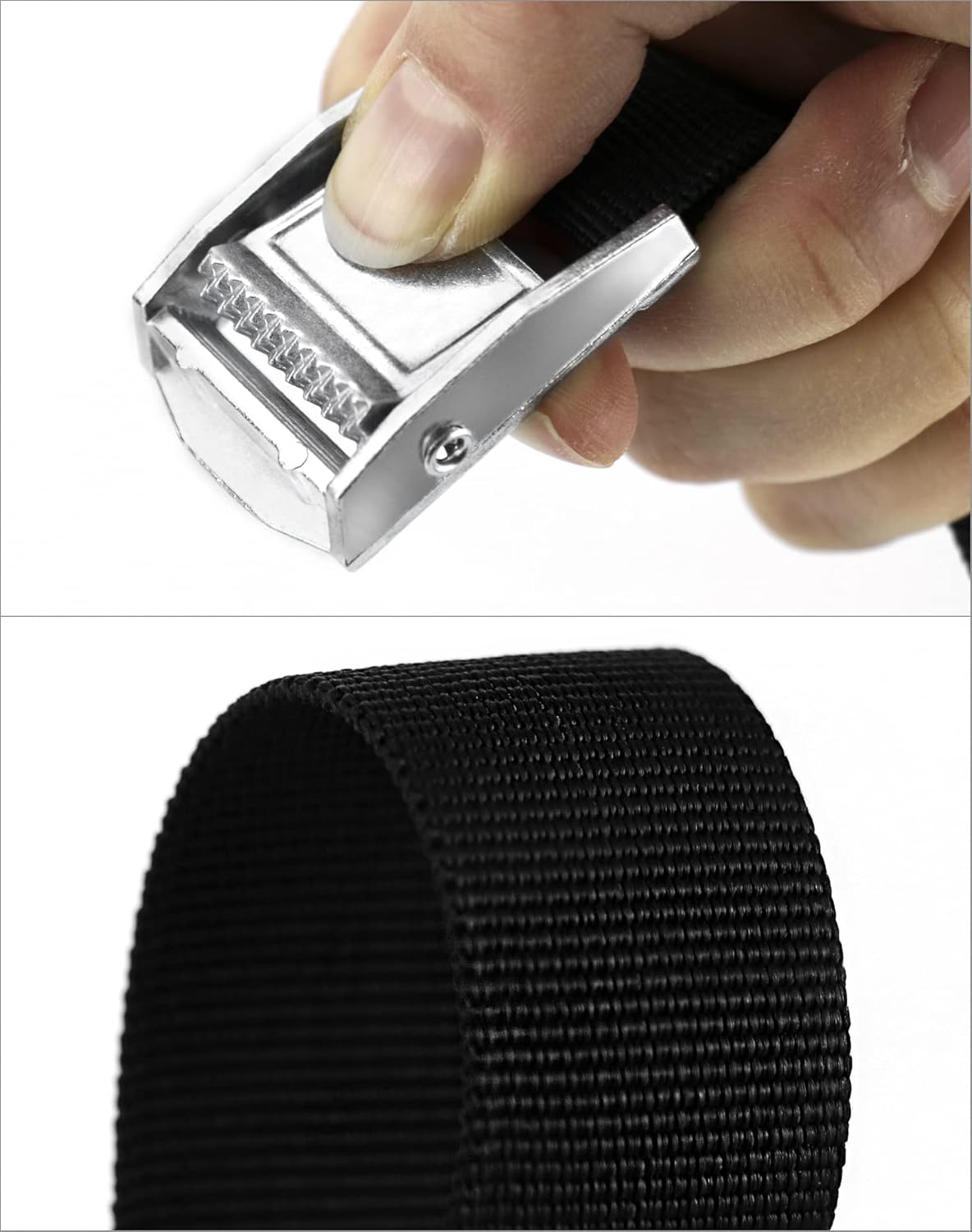 Safety Lashing Kit, 42Pack Battery Box Retaining Strap Kit Large Retaining Strap for Batteries, Coolers and Fuel Tanks, Effectively Prevents Equipment from Slipping - Image 5