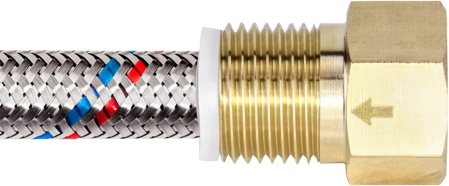 2Pcs Brass One-way Check Valve, 1/2