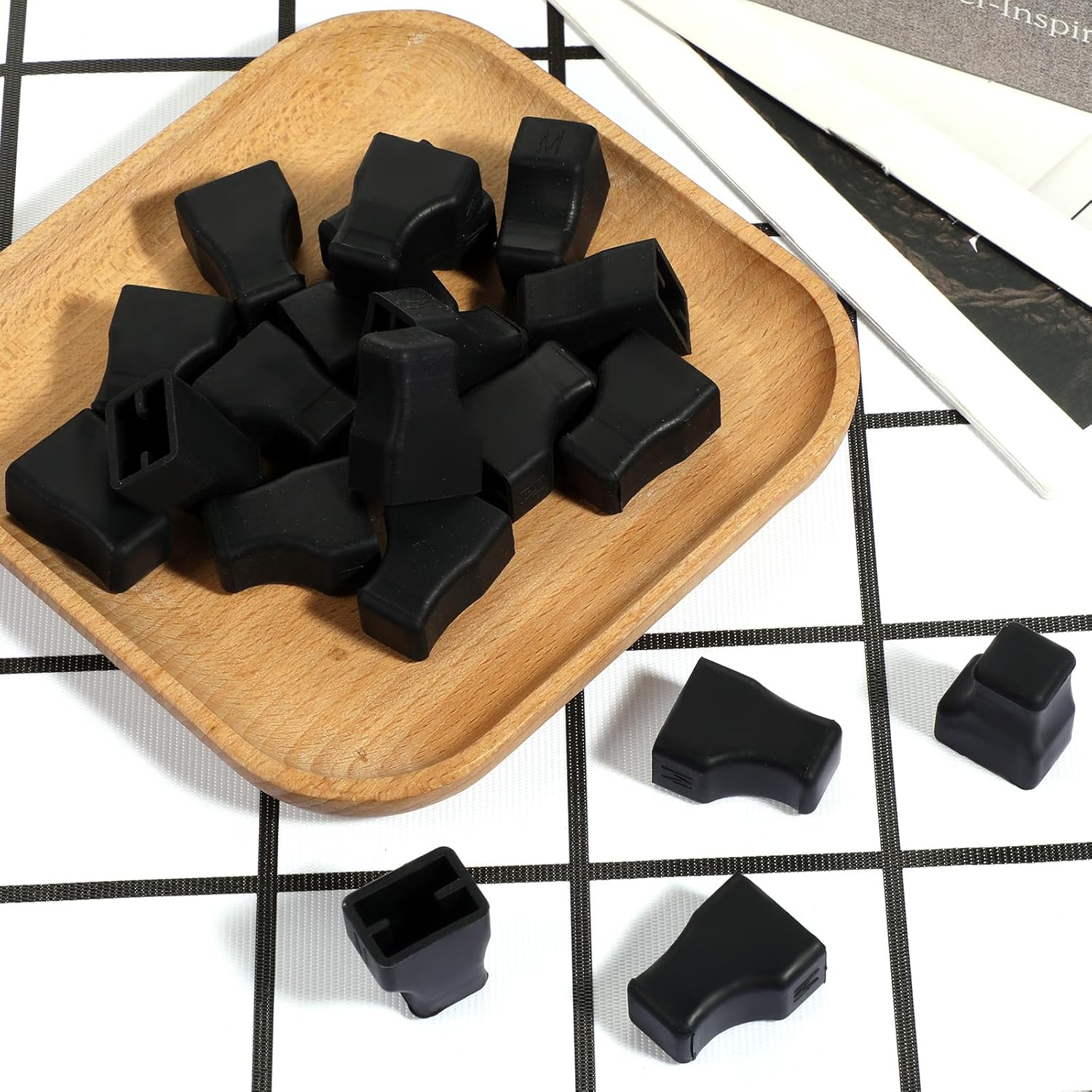 10 PCS Syrup Pump Caps, Syrup Pump Covers Black Rubber Coffee Syrups Pumps Tip Covers Portable Practical Pourer Cap Keep Syrups Sugar Condiments Olive Clean for Pour Dispenser, Oil Liquor Bottle - Image 7