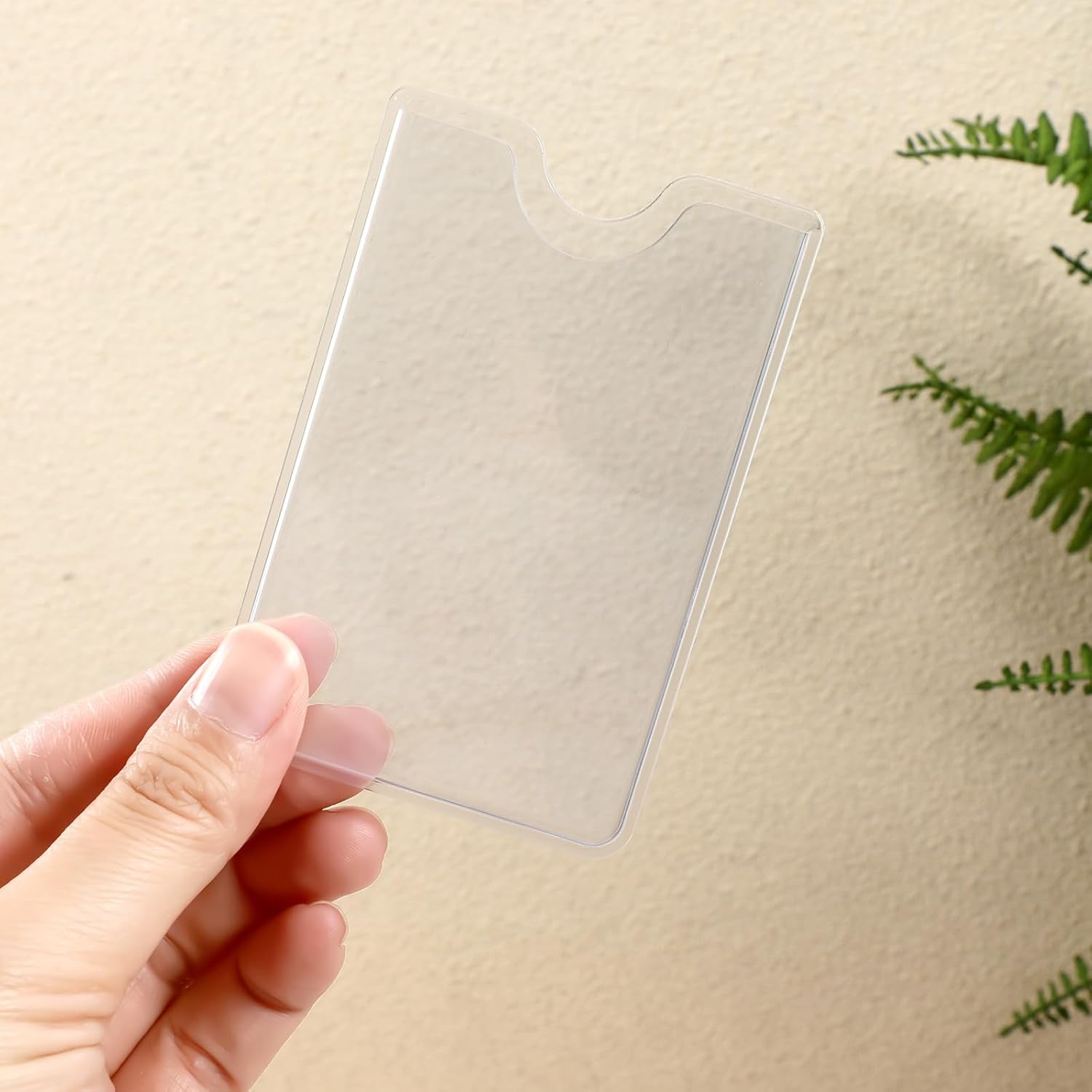 8 Pcs Plastic Credit Card Sleeves for Wallet, Clear Social Security Cards Protector, Waterproof Card Holders Sleeves, Side Loading Protectors for Driver's License, Debit Cards (3.6