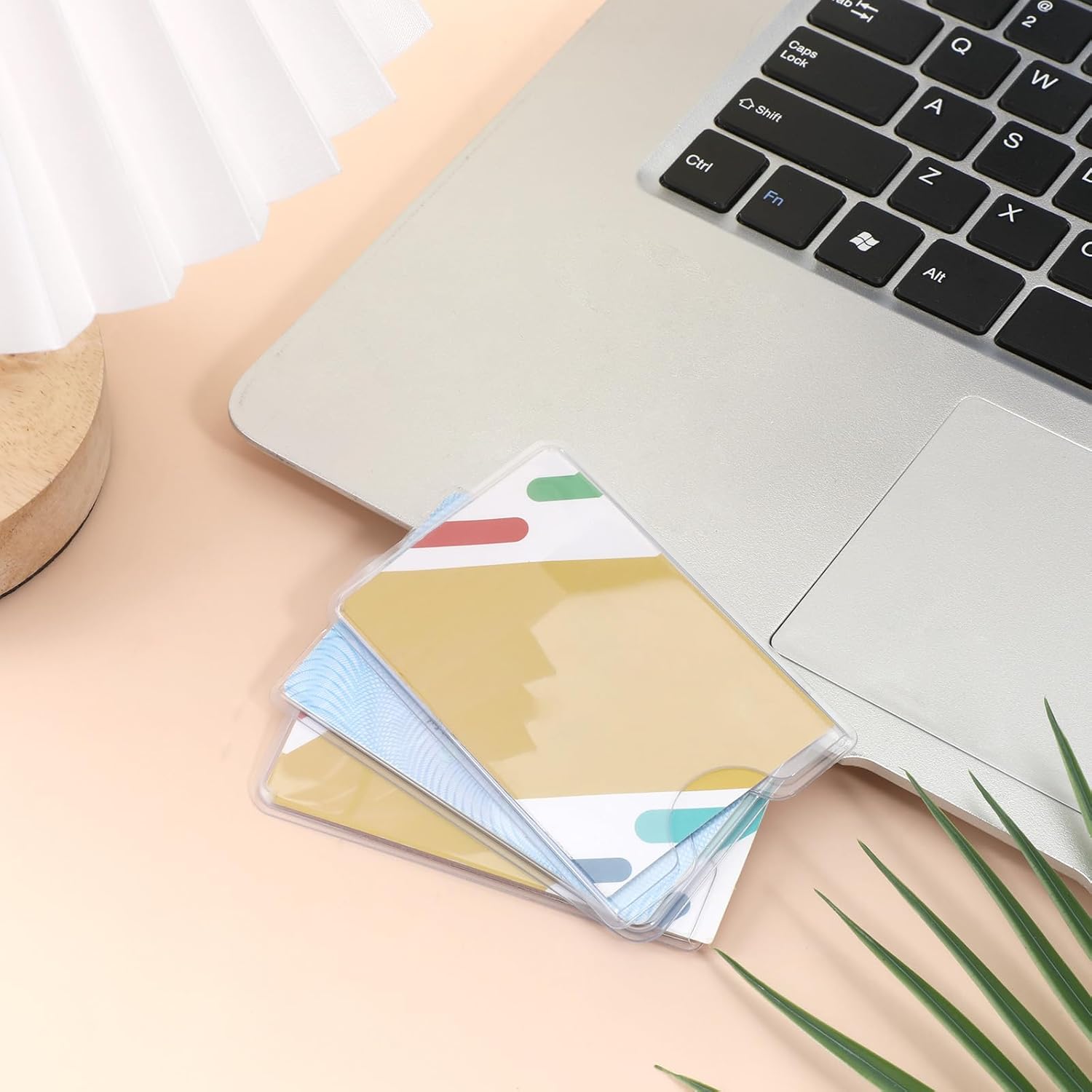 8 Pcs Plastic Credit Card Sleeves for Wallet, Clear Social Security Cards Protector, Waterproof Card Holders Sleeves, Side Loading Protectors for Driver's License, Debit Cards (3.6