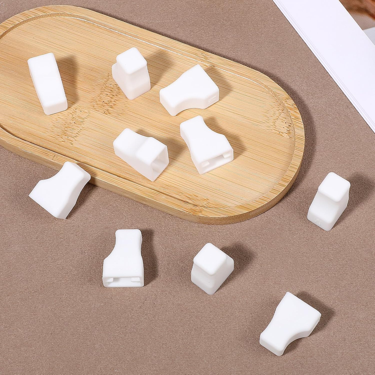 10 Pcs Coffee Syrup Pump Tip Covers, White Rubber Pourer Cap Fits for Syrup Pump, Pour Dispenser, Oil Liquor Bottle, Keep Sugar Condiments Olive Clean Preserved - Image 4