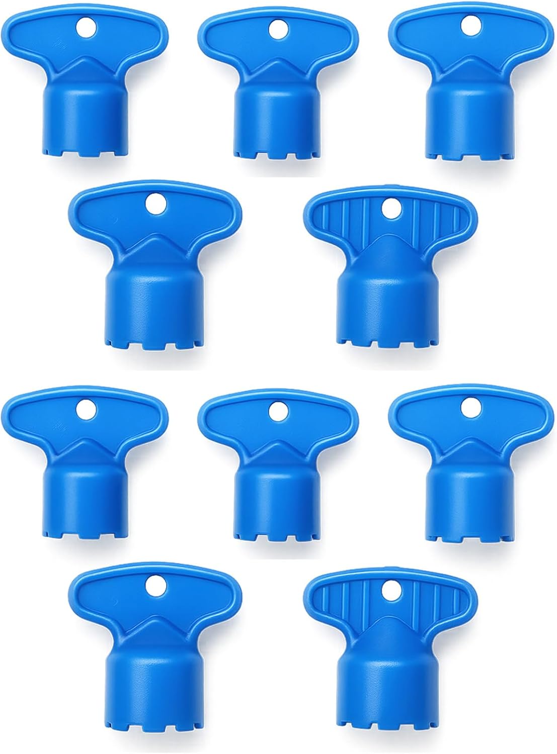 10 Pieces Faucet Aerator Removal Tool, Aerator Wrench Key Set Universal Sink Removal Wrench Tool with 5 Sizes M16.5, M21.5, M22.5, M24 for Bathroom Kitchen Faucet Maintenance - Image 1