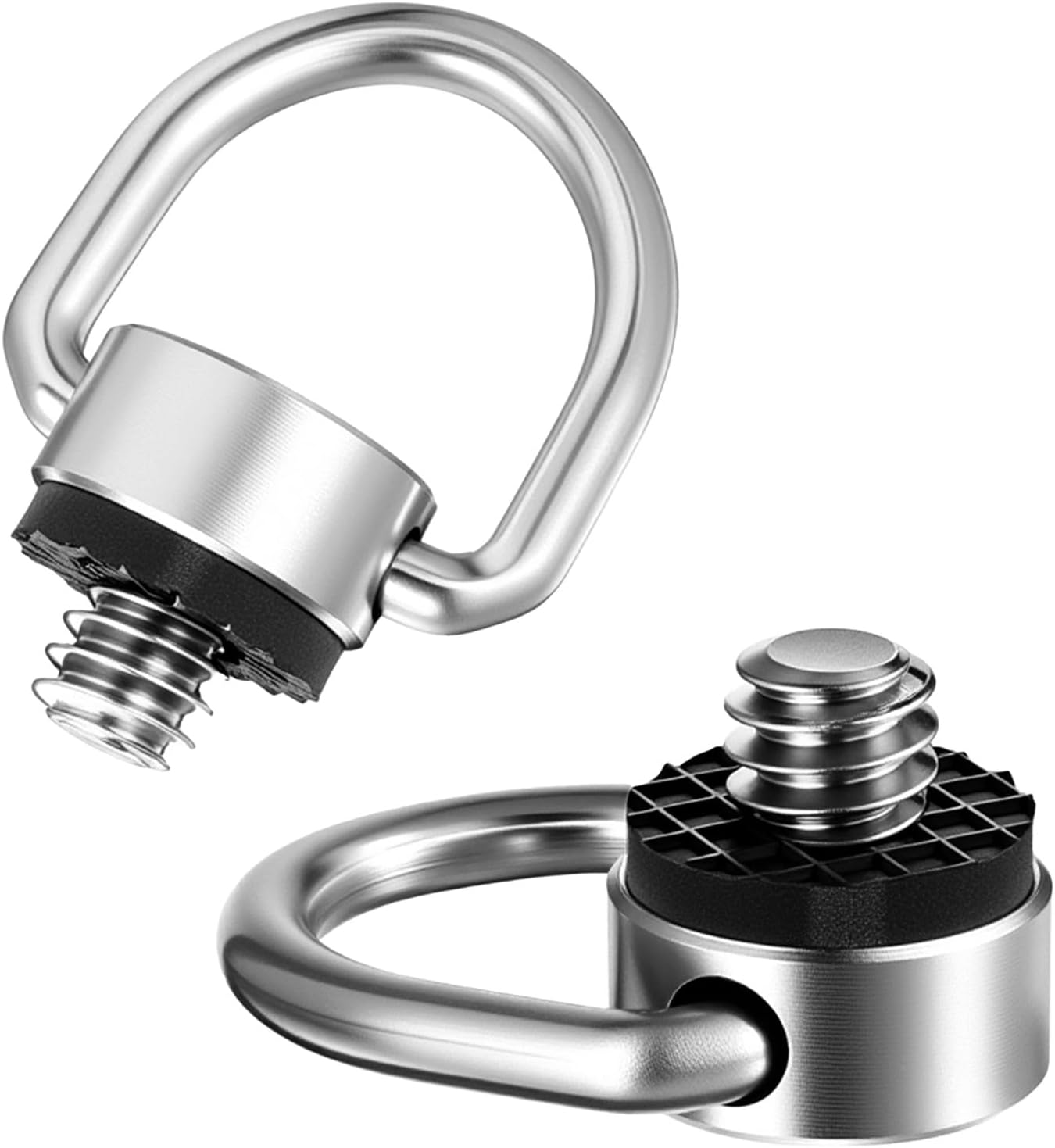 2 Pack D Ring Screw, 1/4