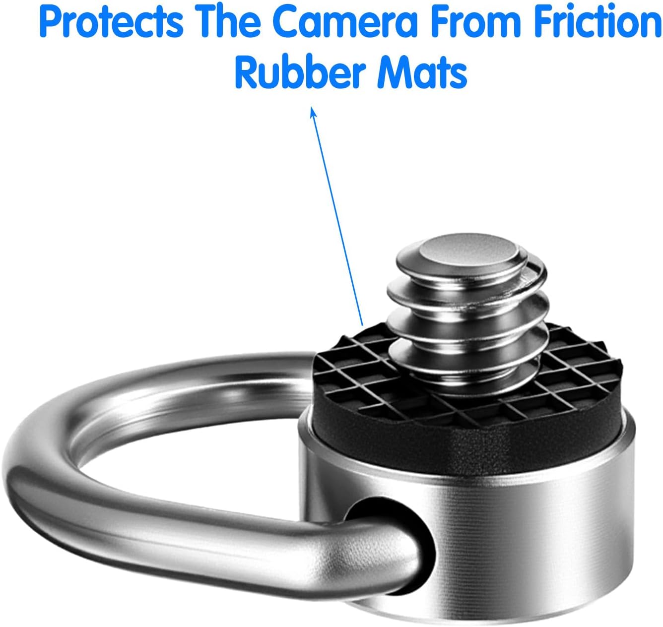 2 Pack D Ring Screw, 1/4