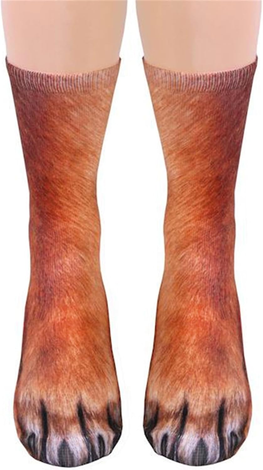 Valentines Day Gifts for Him Teens Her Funny Animal Paw Socks Gag Gifts Stocking Stuffers for Men Women - Image 1