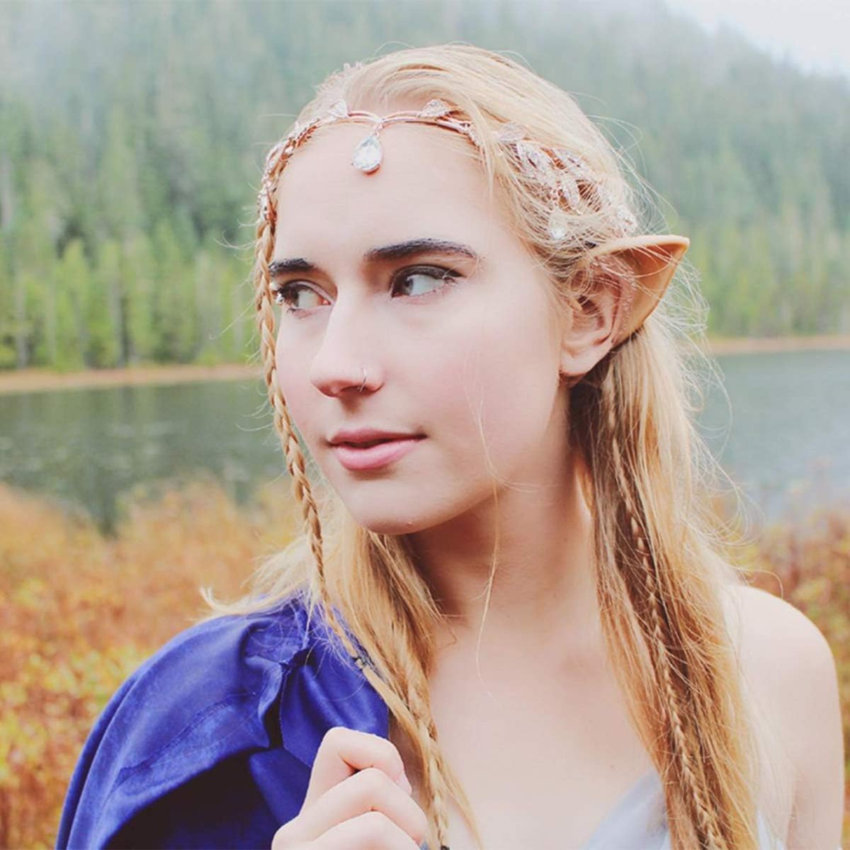 2 Pair Cosplay Fairy Pixie Elf Ears Christmas Anime Party Latex Ears - Image 4