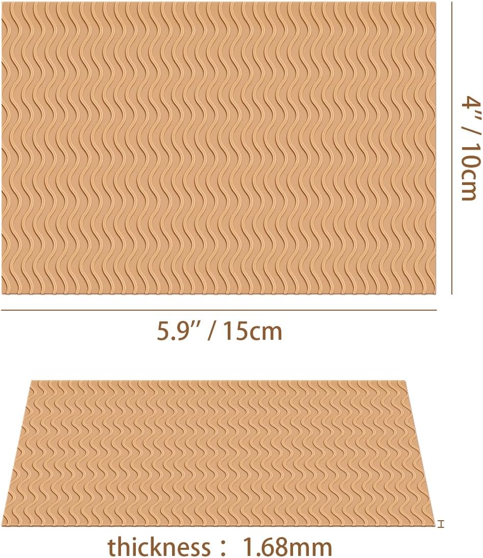 4 Pcs Non-Slip Shoe Sole Pads Shoe Bottom Grip Pads 5.9 x 3.9 Inch Self Adhesive Shoe Sole Protectors Shoe Pads Sole Shoe Bottom Protector for Women (Nude) - Image 2