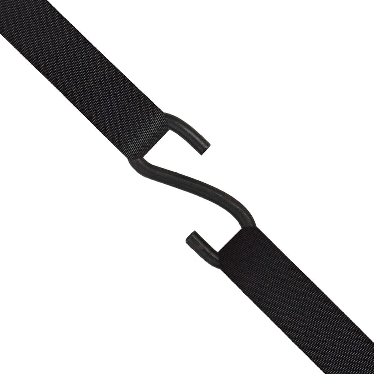 Black Soft Loop Tie Down Straps (6 Pack) 4500Lbs Breaking Strength and 1500Lbs Load Capacity, 12 * 1in Heavy Duty Tie Down Loops for Securing ATV UTV Motorcycles Scooters Dirt Bikes Lawn Equipment - Image 5