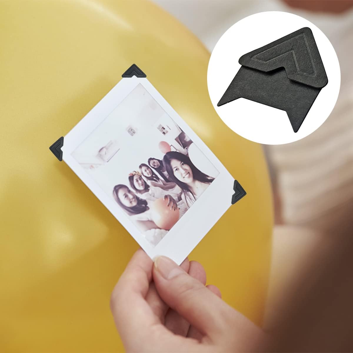 12 Sheets 288 Count Self-Adhesive Photo Corners Stickers, Acid Free Photo Mounting Corners for Scrapbooks, Memory Books, DIY Picture Album, Journal (Black) - Image 3